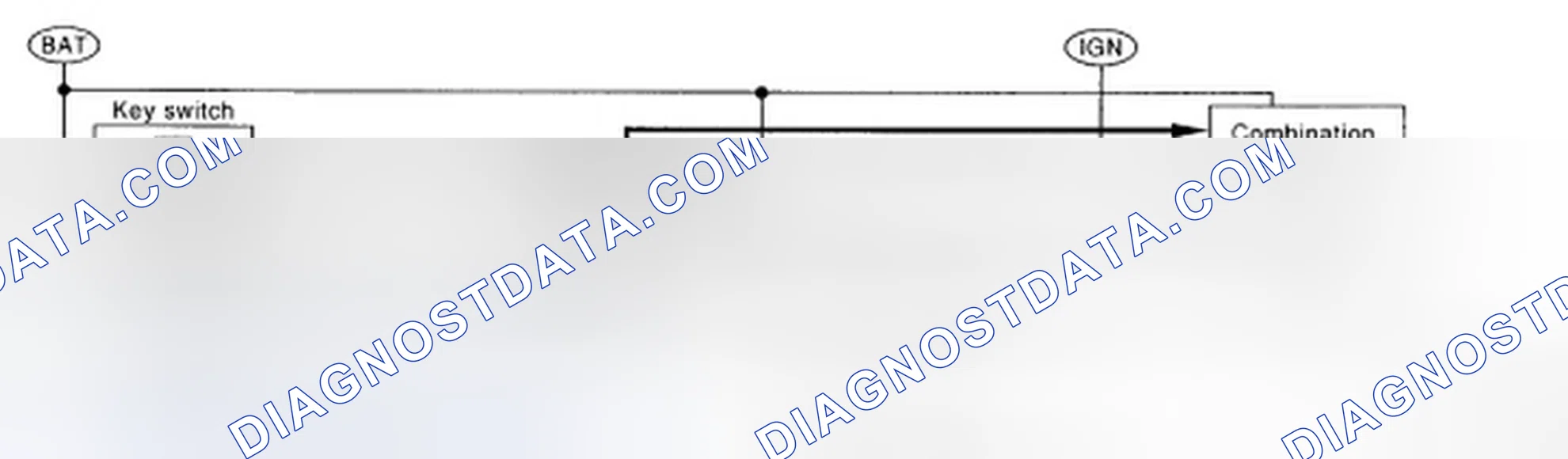 Scheme 35: KEY WARNING CHIME (WITH INTELLIGENT KEY) : System Diagram