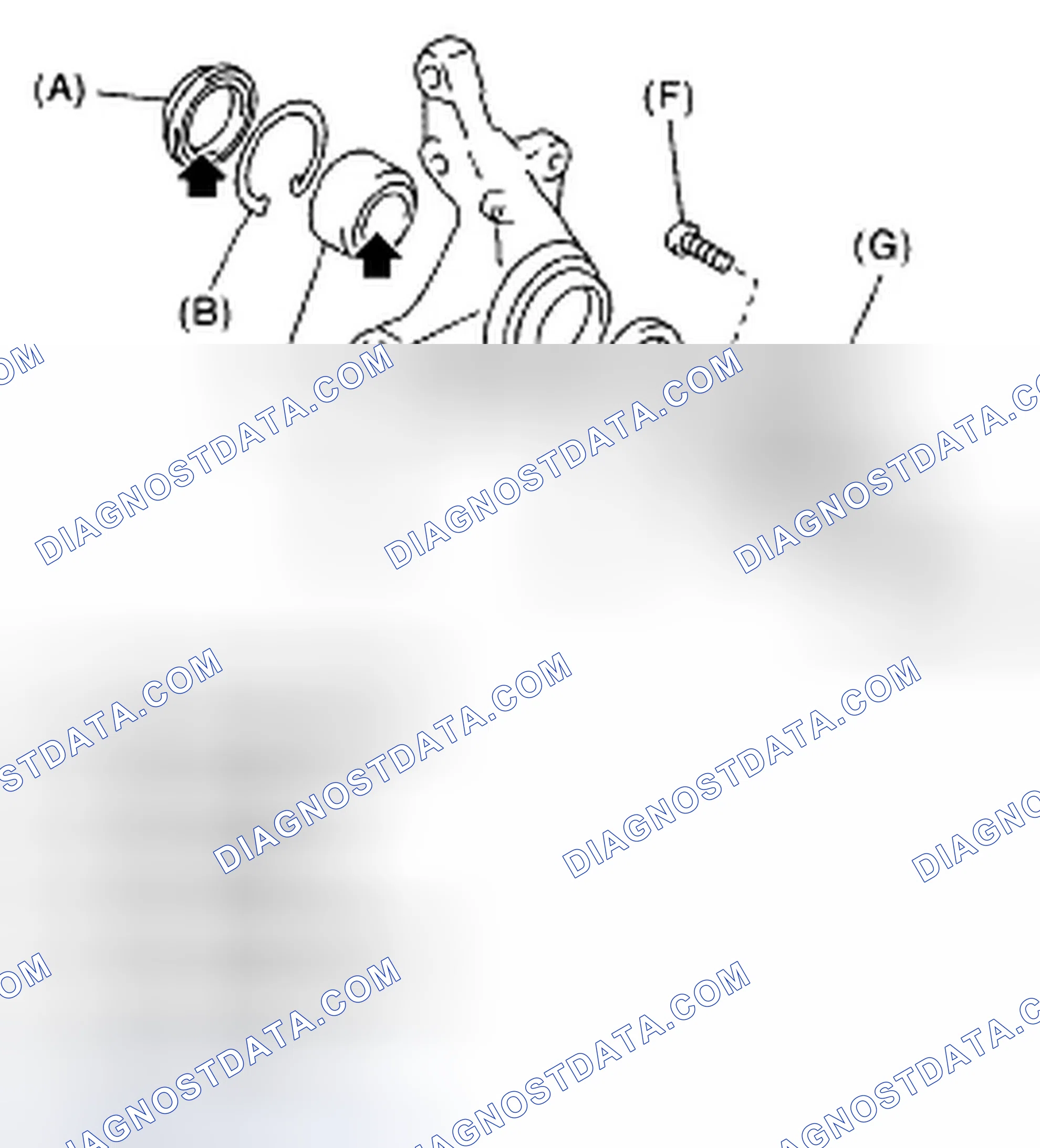 Fig. 96: Identifying Inner Oil Seal, Snap Ring, Bearing And Hub Bolt