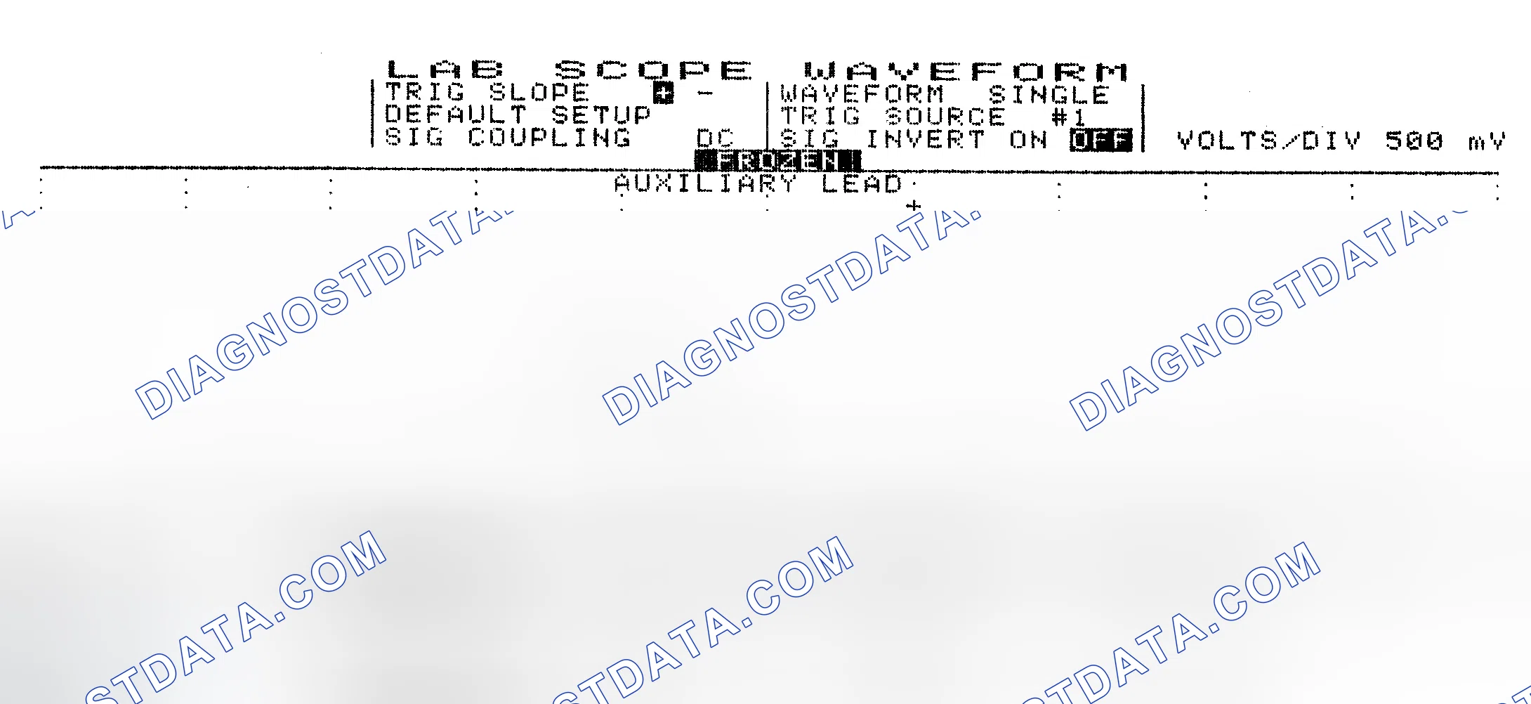 Scheme 10: Single Injector w/Excessive Current Flow - Current Pattern