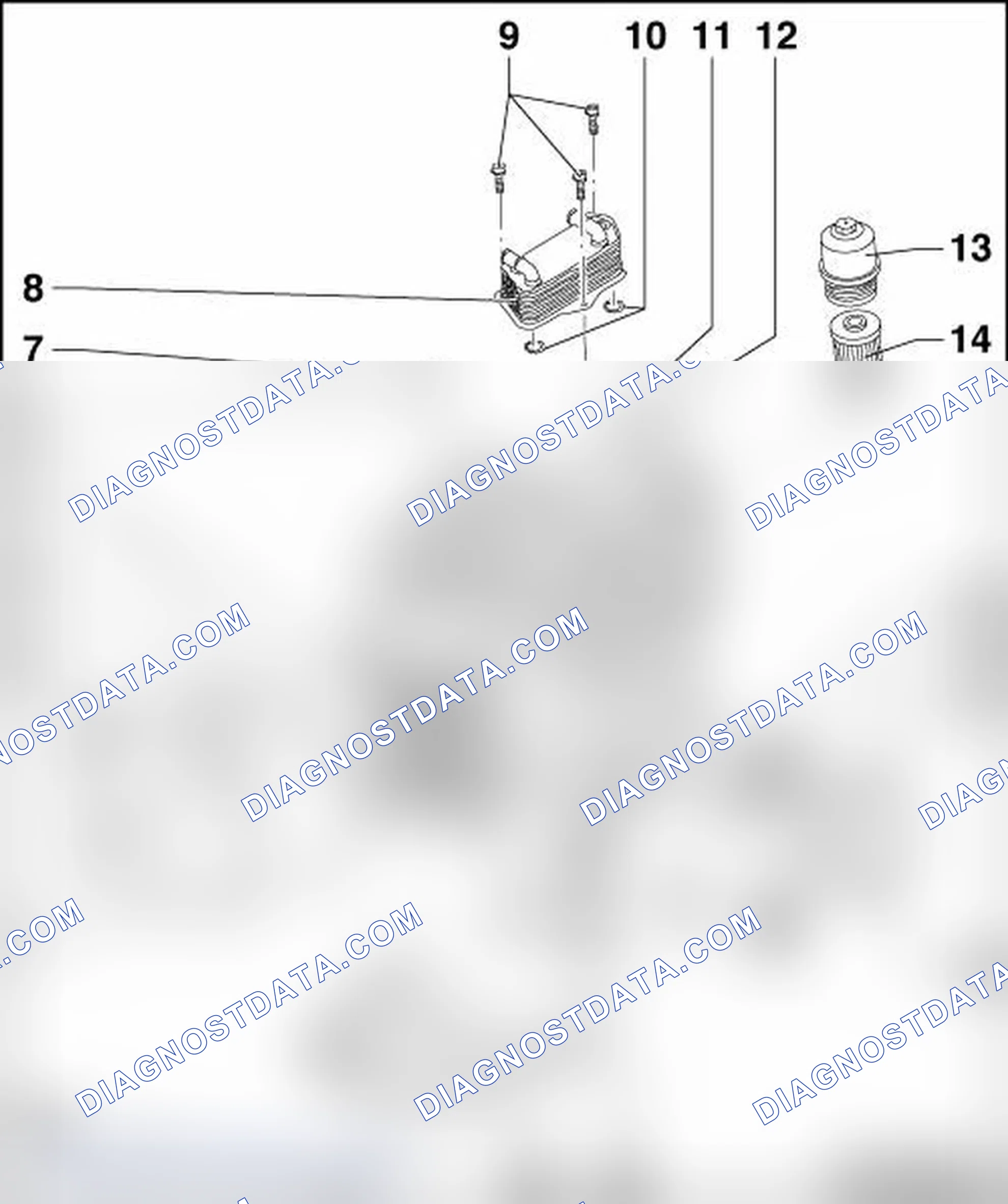 Scheme 43: TRANSMISSION FLUID COOLER AND FILTER OVERVIEW