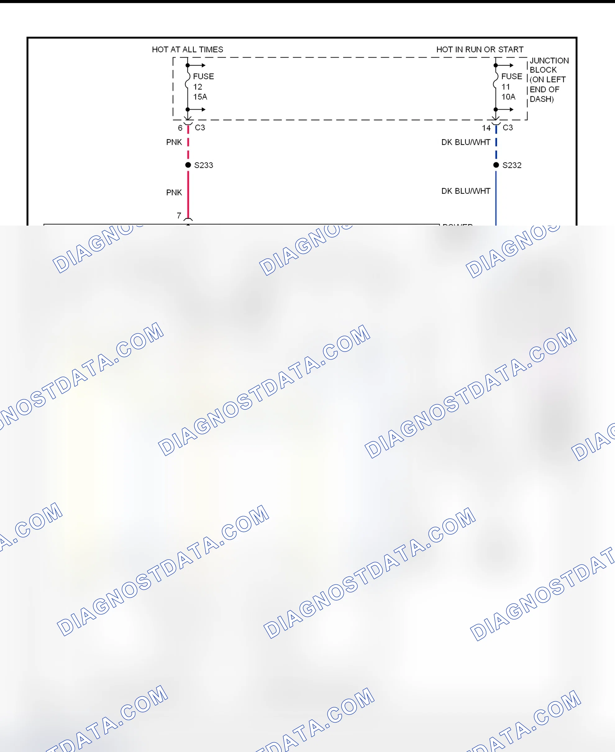 Scheme 2: Power Mirror System Wiring Diagram (Dakota)