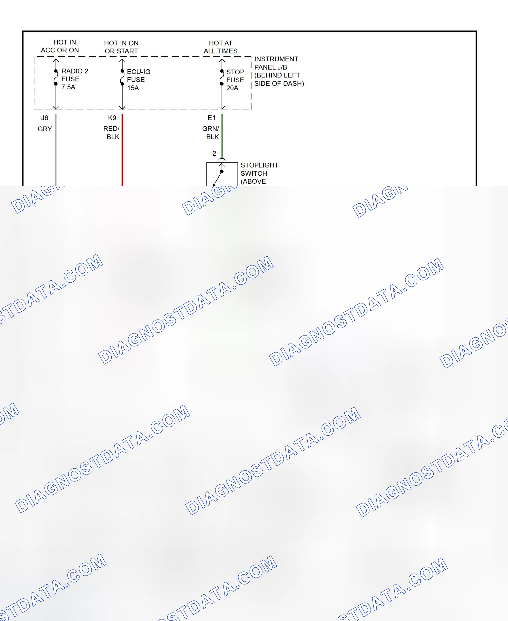 Scheme 396: Shift Interlock System Wiring Diagram (2002 - Toyota Highlander)