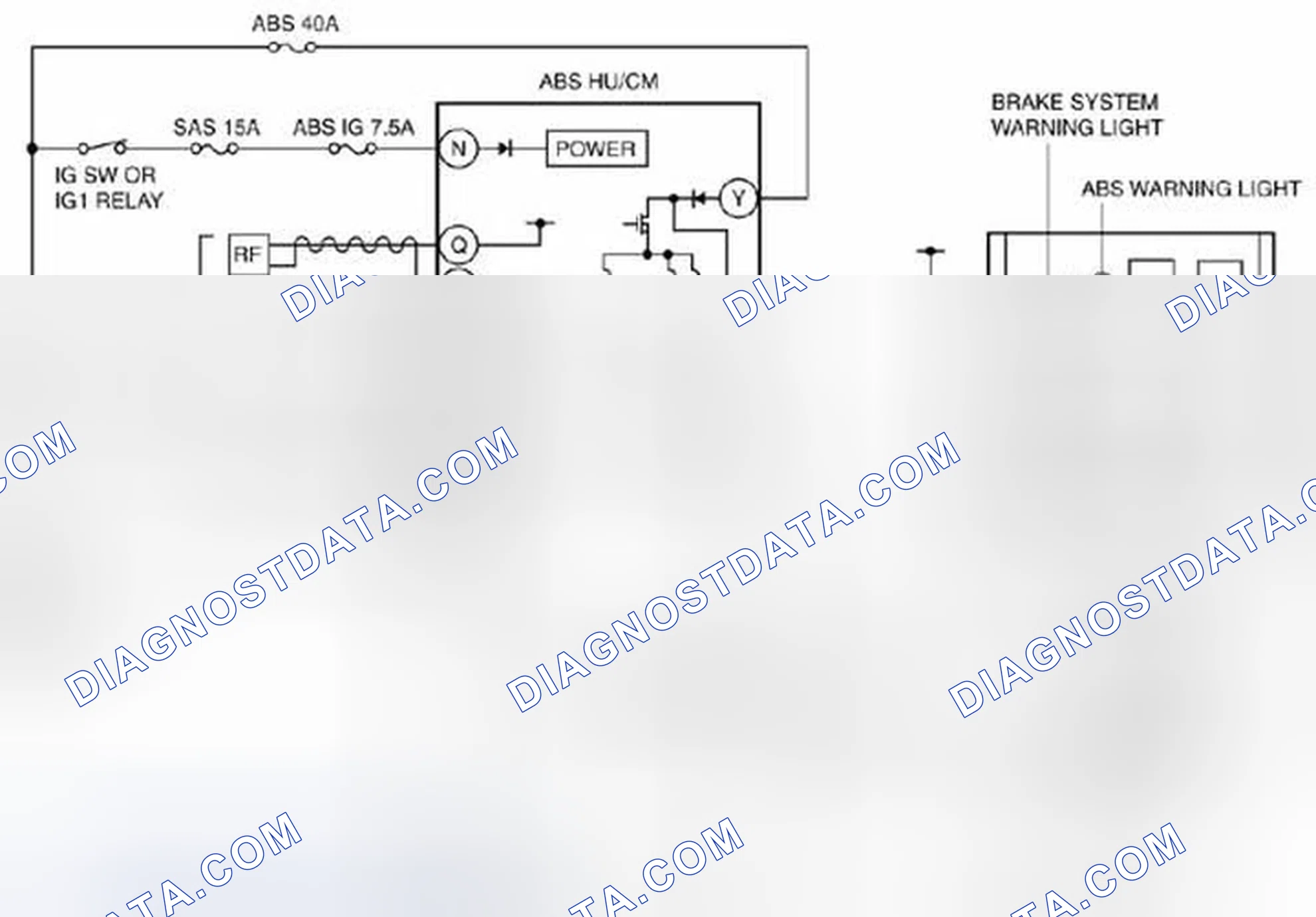 Scheme 25: ABS System - Wiring Diagram