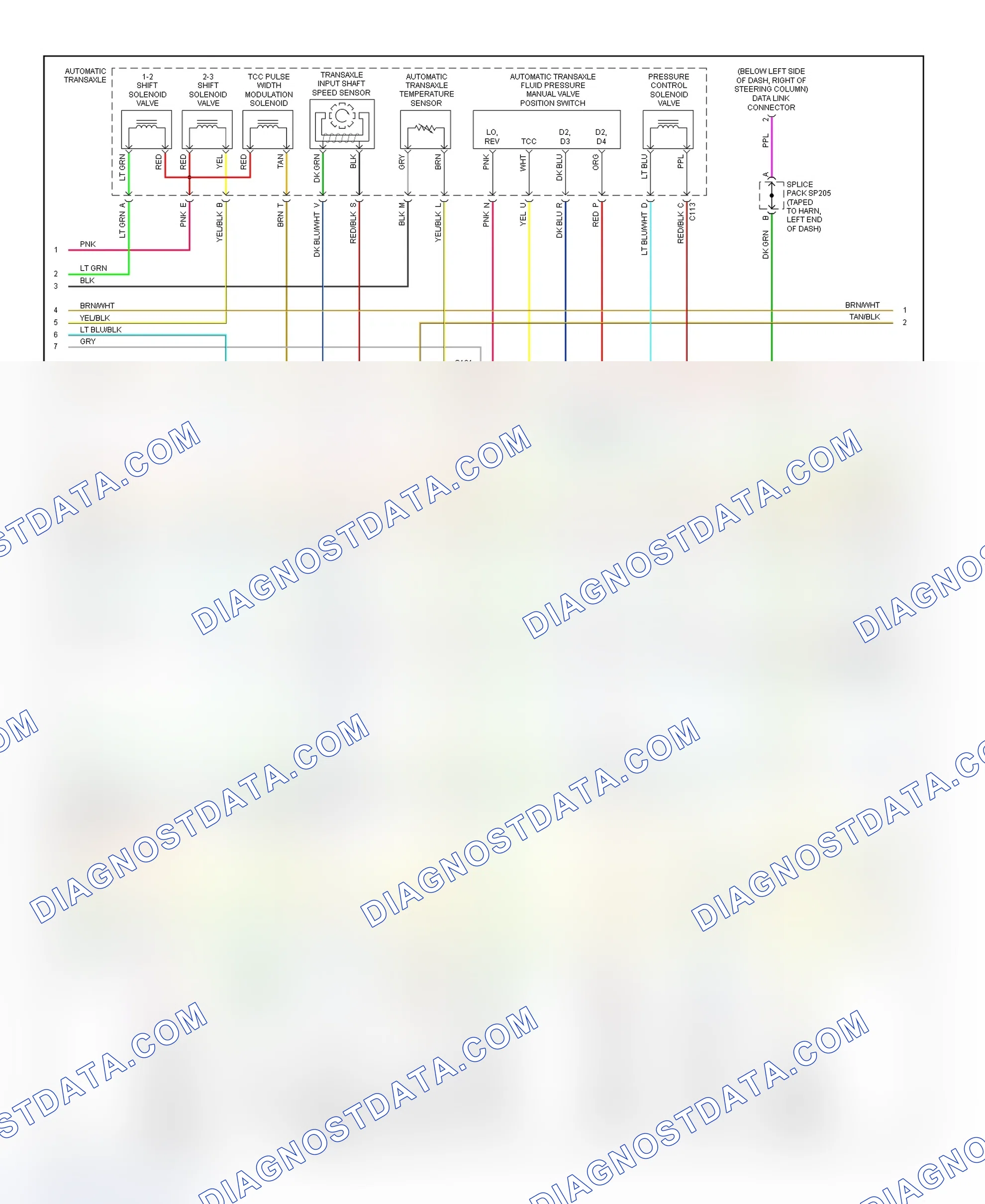 Scheme 114: PCM Wiring Diagram (Impala & Monte Carlo - 3.4L - 2 Of 4)