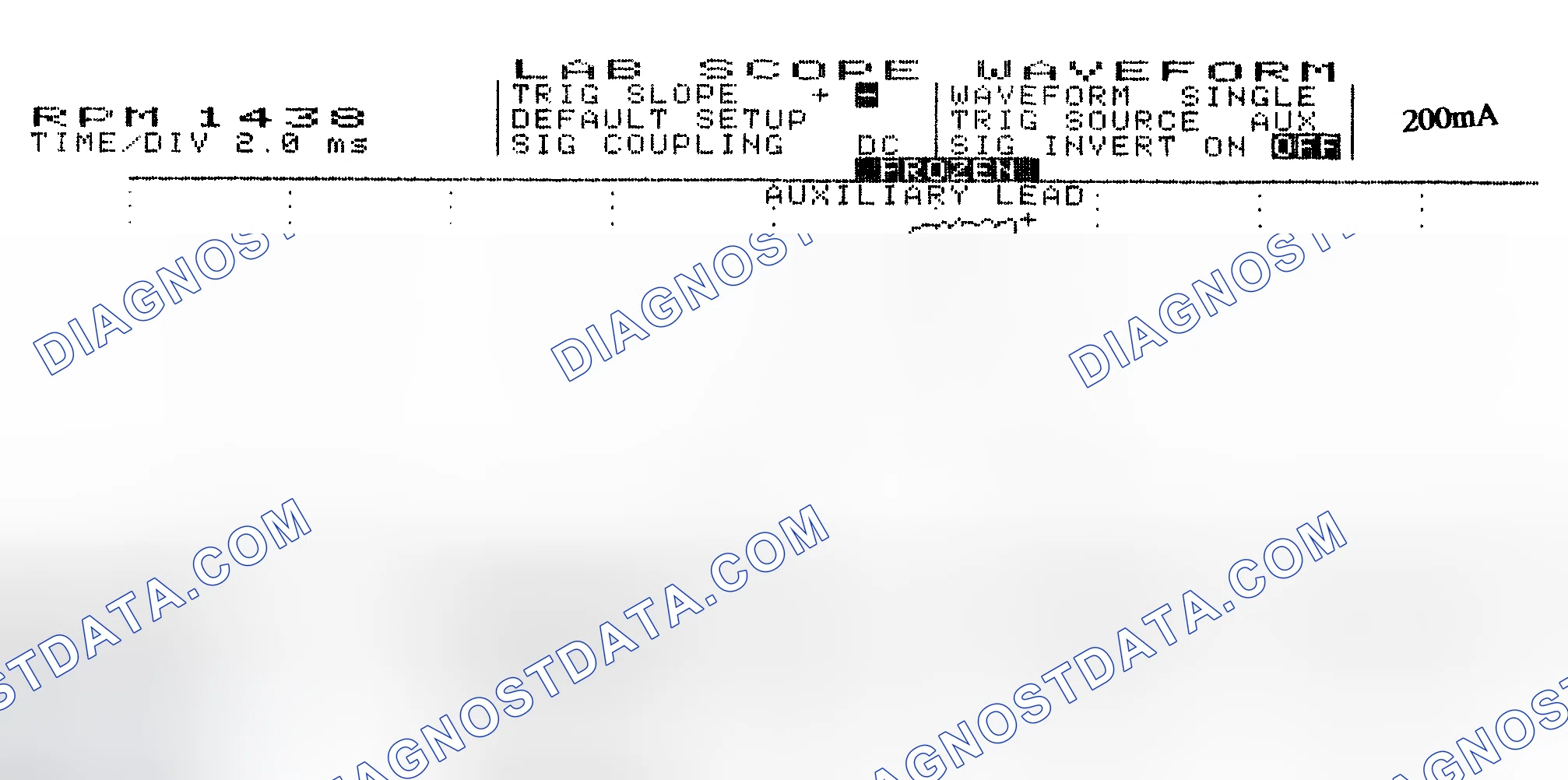 Scheme 15: Single Injector w/Normal Current Flow - Current Pattern