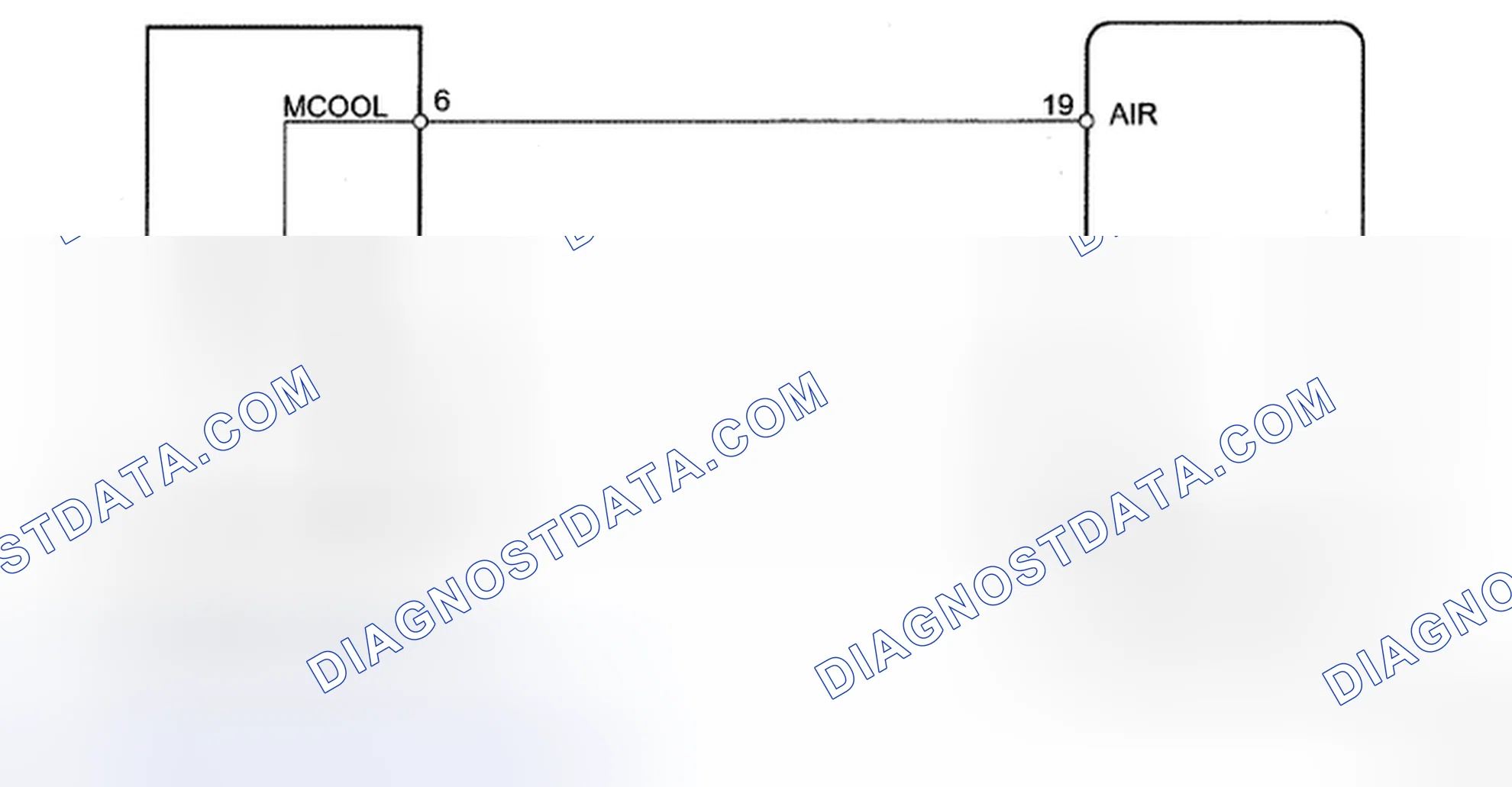 Scheme 59: Air Inlet Damper Control Servo Motor Circuit - Wiring Diagram