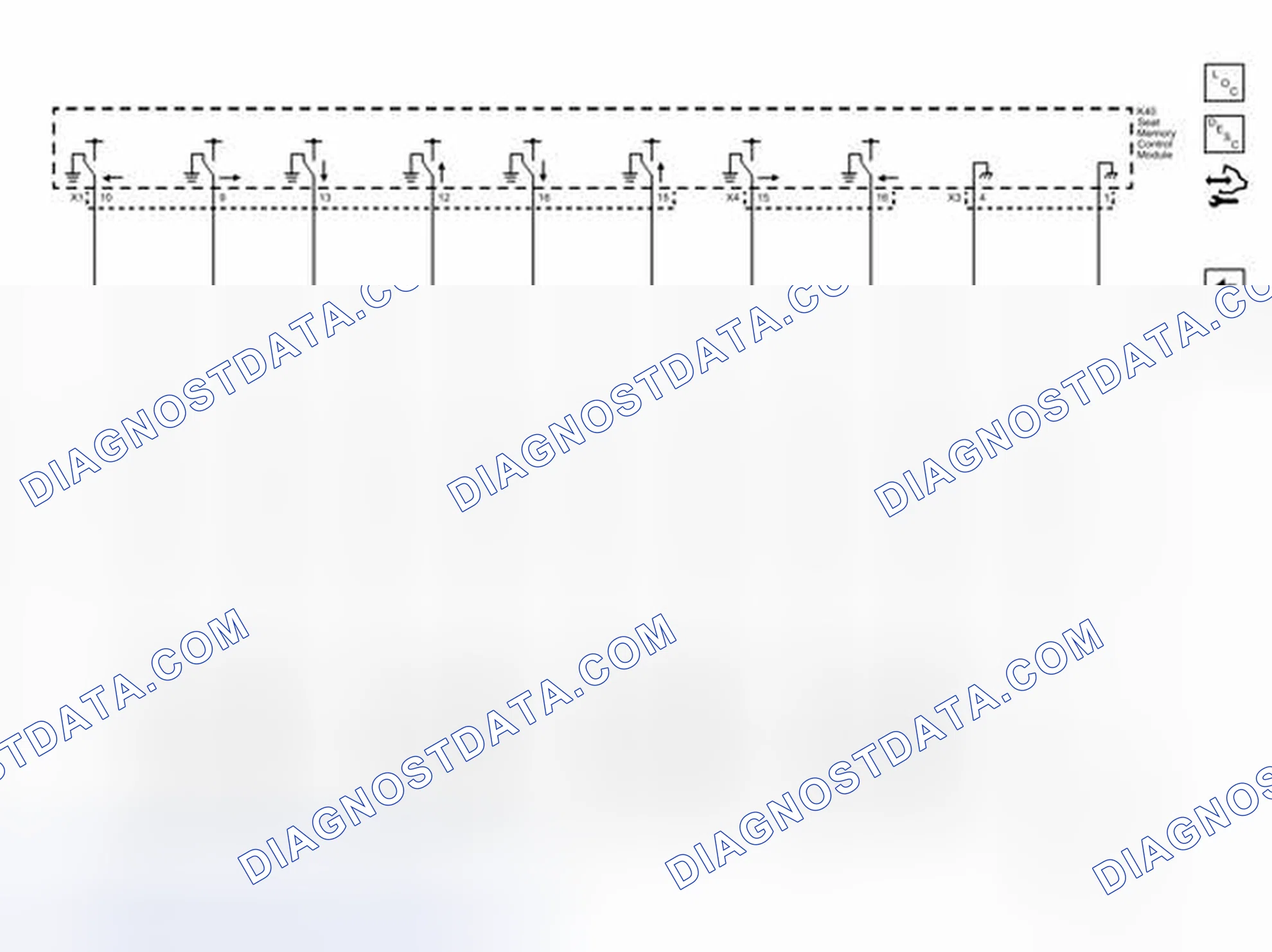 Scheme 127: Memory Module Ground and Seat Motors (AG3)