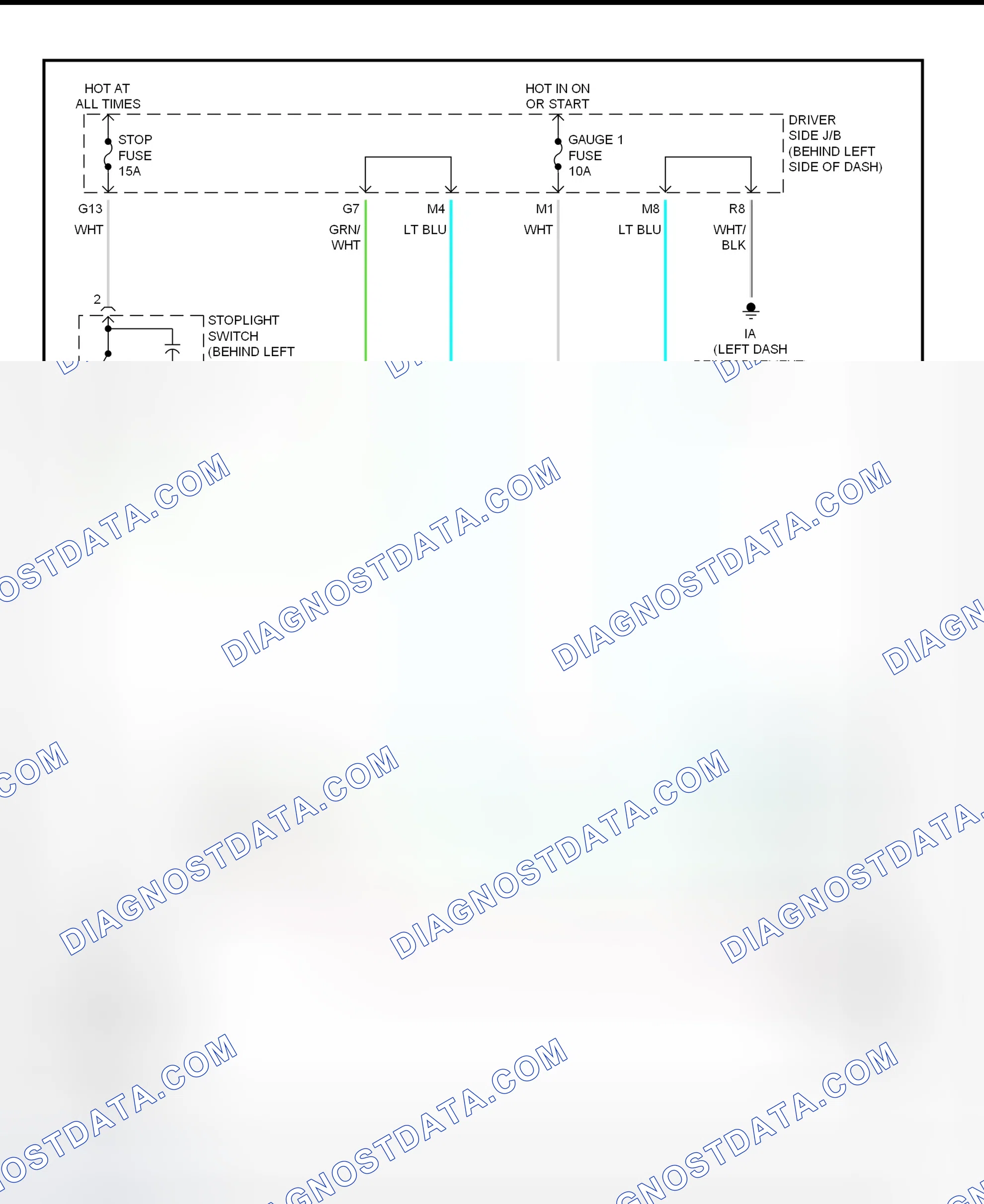 Scheme 310: Shift Interlock System Wiring Diagram (2002 - Lexus ES300)