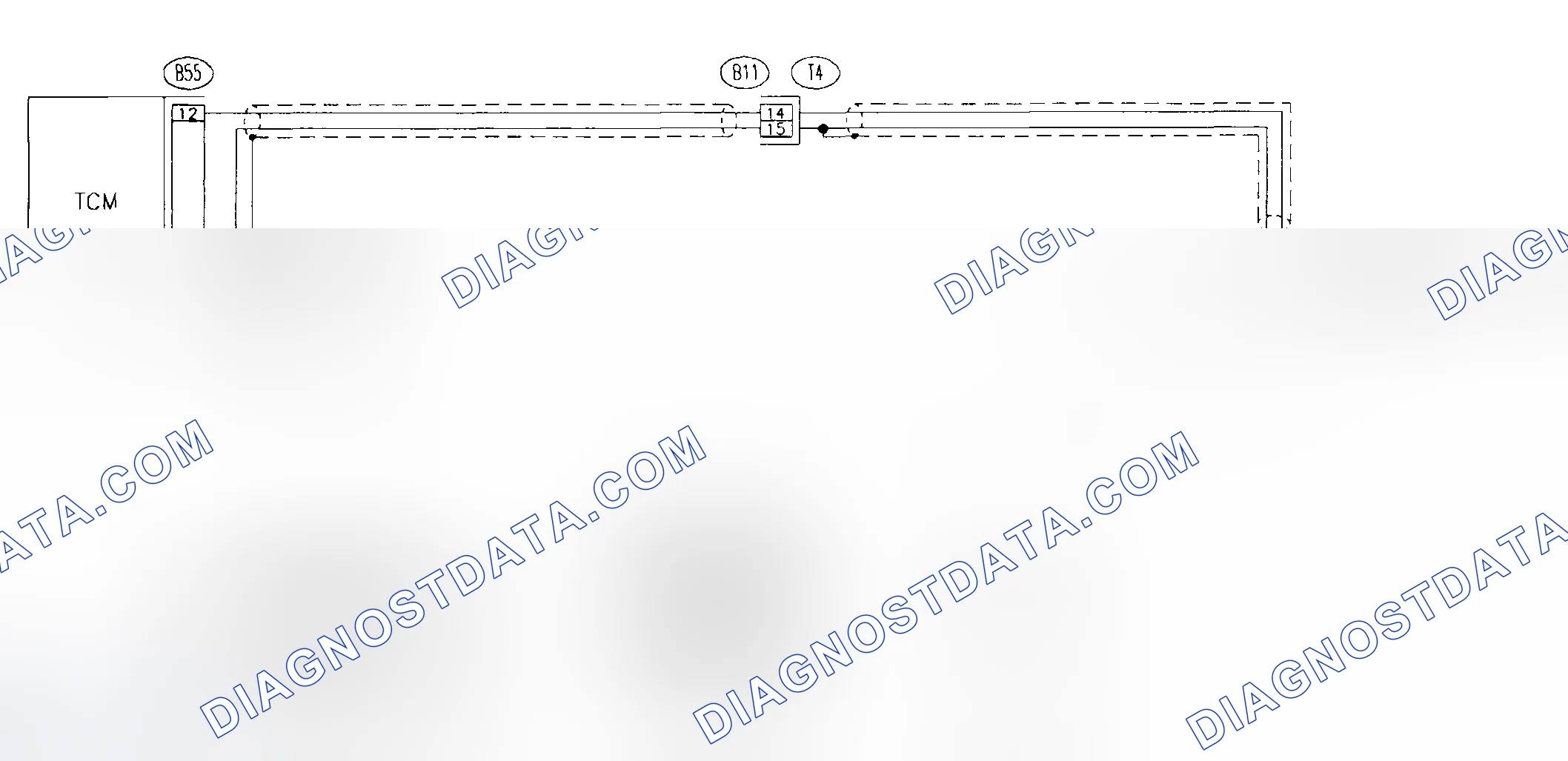 Scheme 459: Input Signal Circuit Of TCM Turbine Speed Sensor