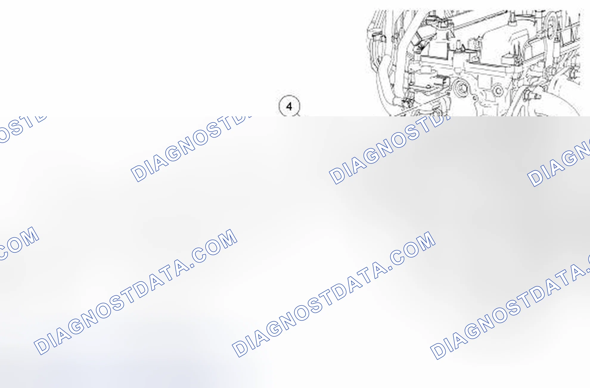 Scheme 35: Coolant Outlet Pipe - 2.3L, Rear