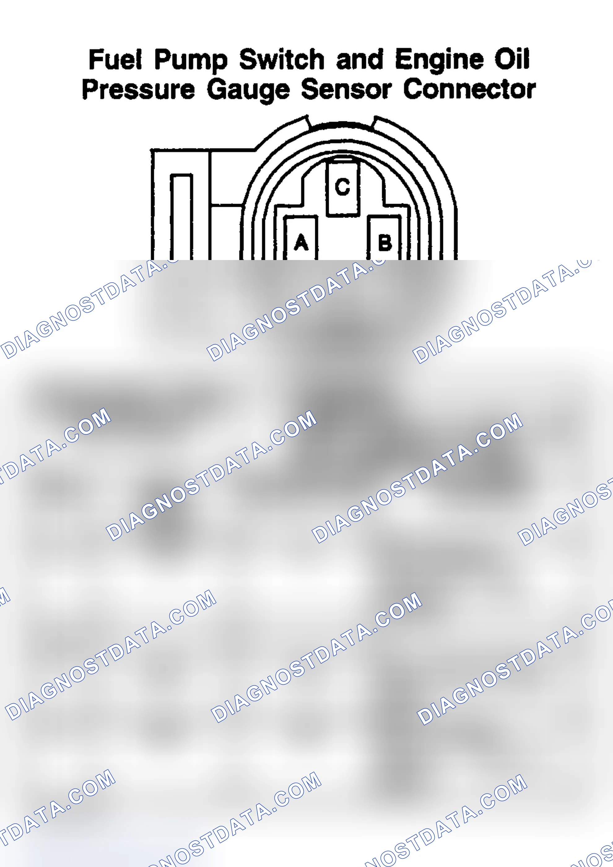 Scheme 162: FUEL PUMP SWITCH & ENGINE OIL PRESSURE GAUGE SENSOR