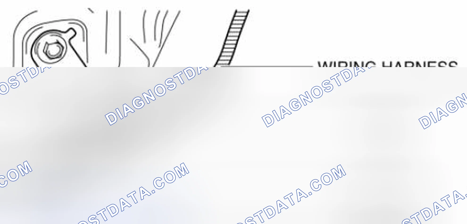 Scheme 216: Assembly of Wiring Harness to Wire Clip Note