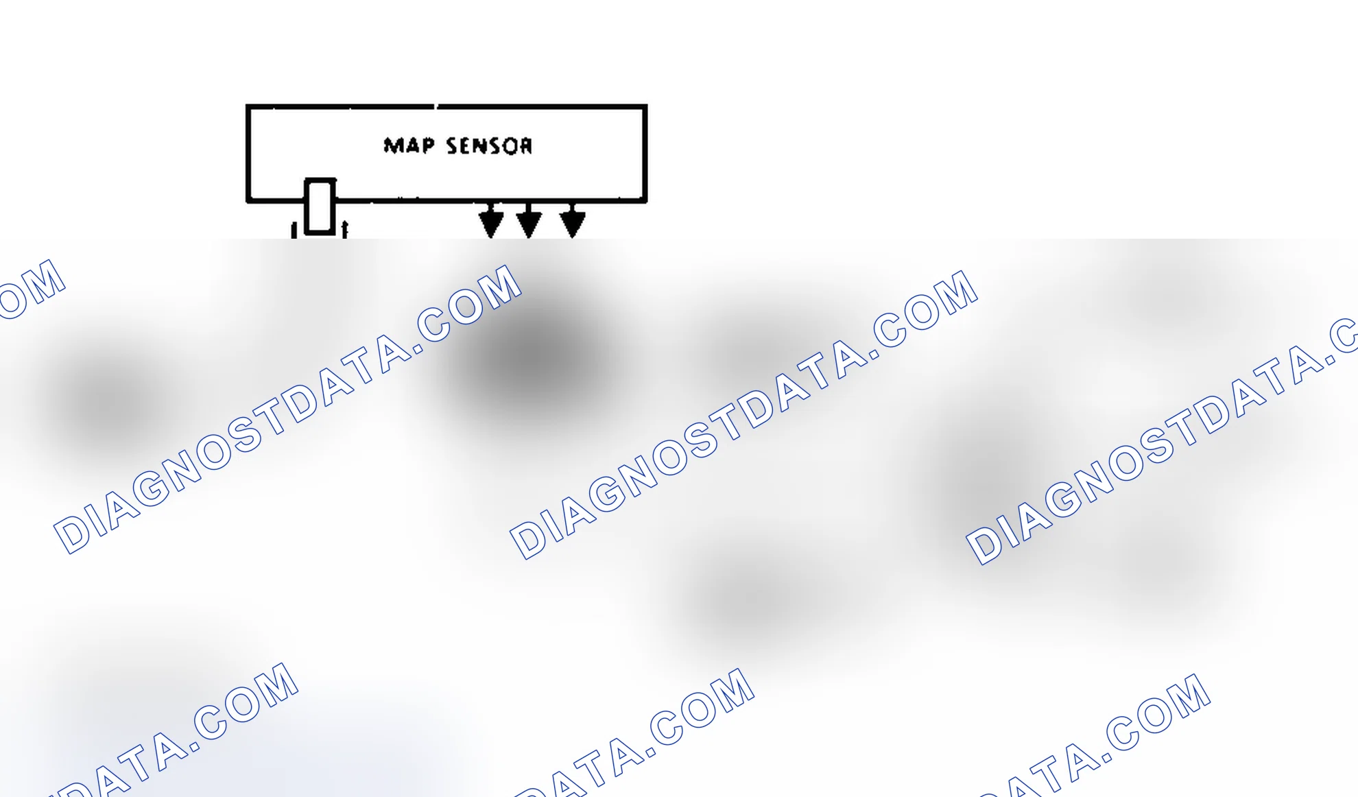 Scheme 266: Code 33 (7.4L) MAP Sensor Signal Voltage High