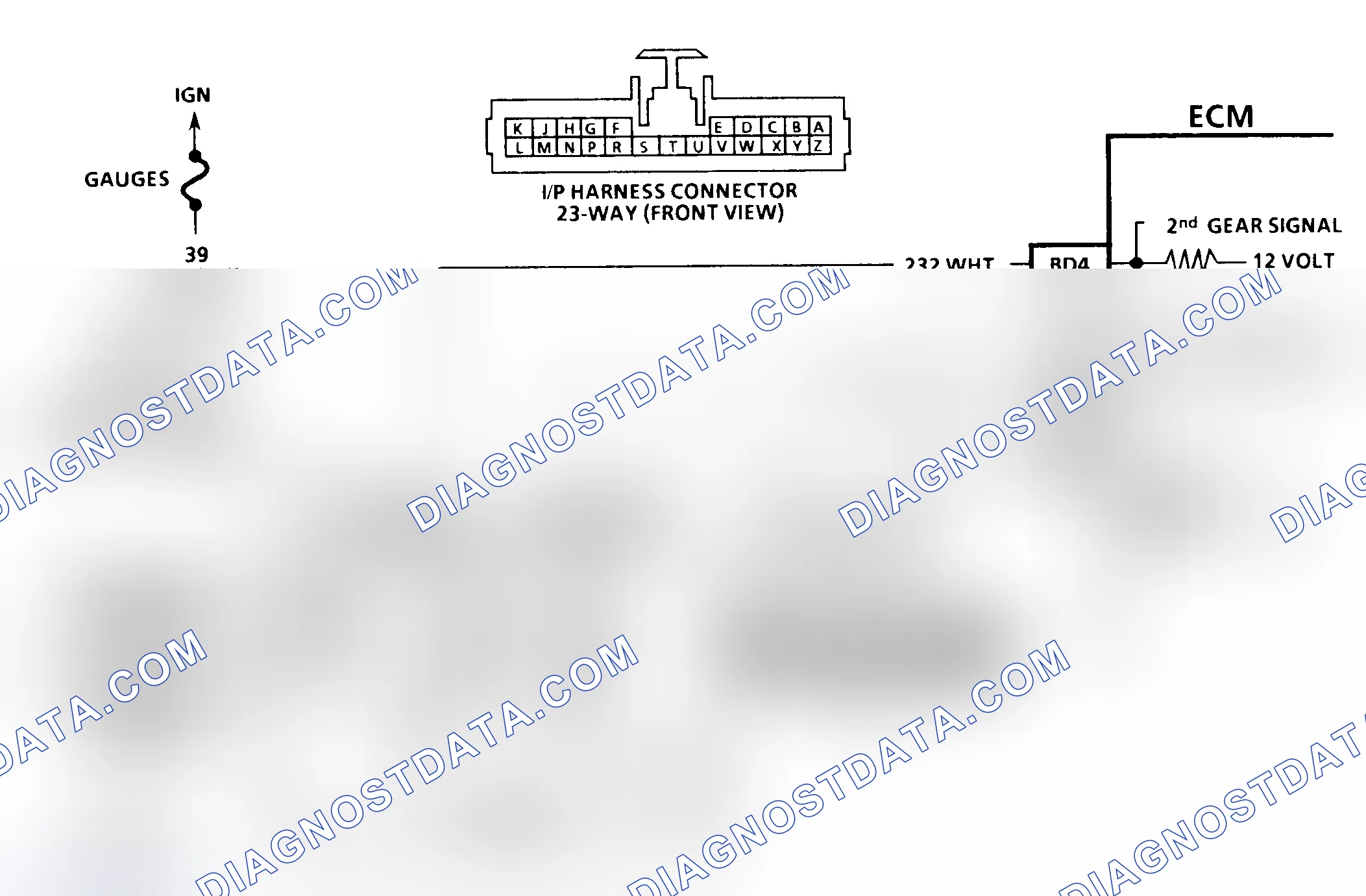 Scheme 151: Code 62, Schematic, Gear Switch Error, "J" Body