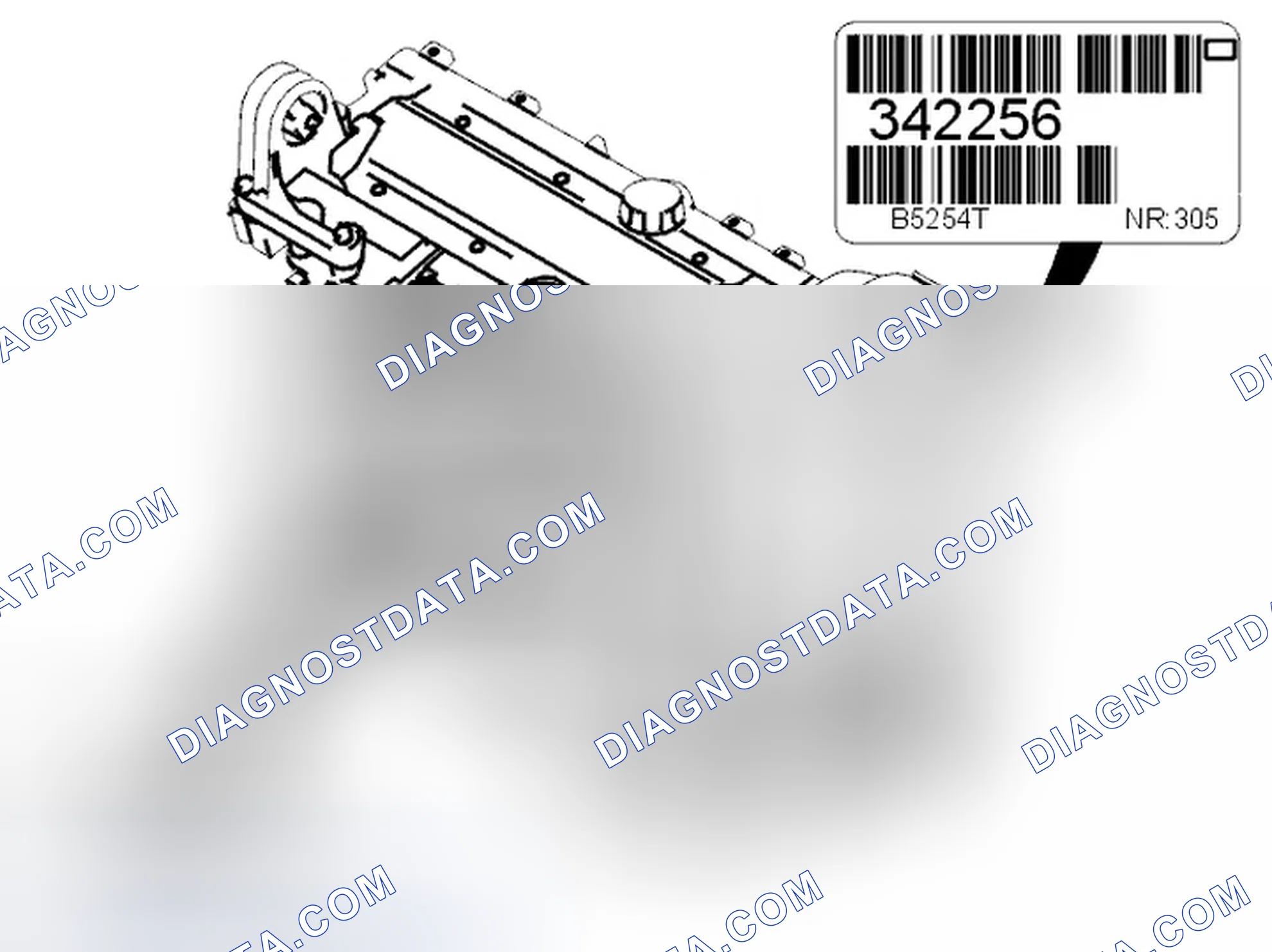 Scheme 262: Engine manufacture number, engine serial number and type