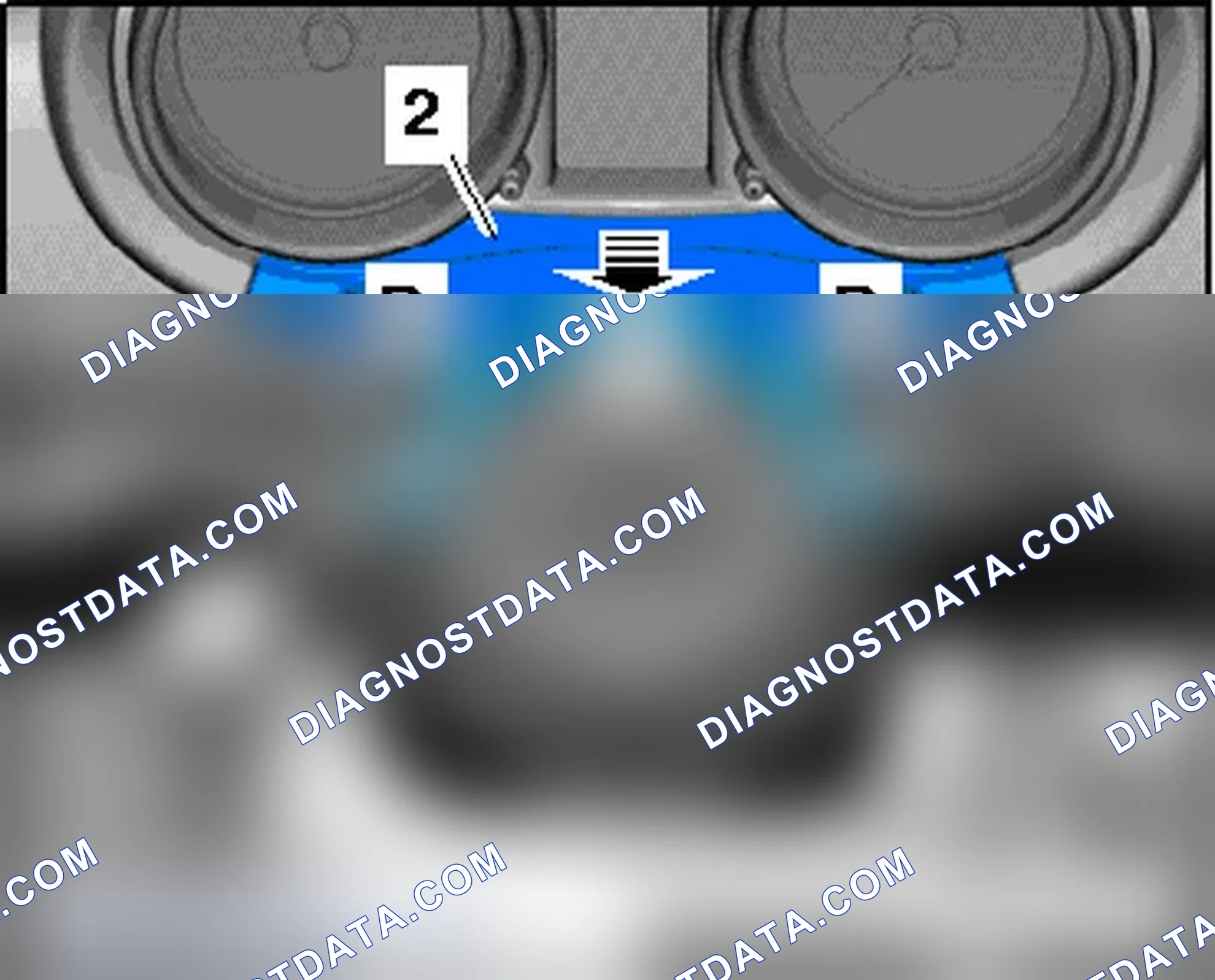 Scheme 285: UPPER STEERING COLUMN SWITCH TRIM