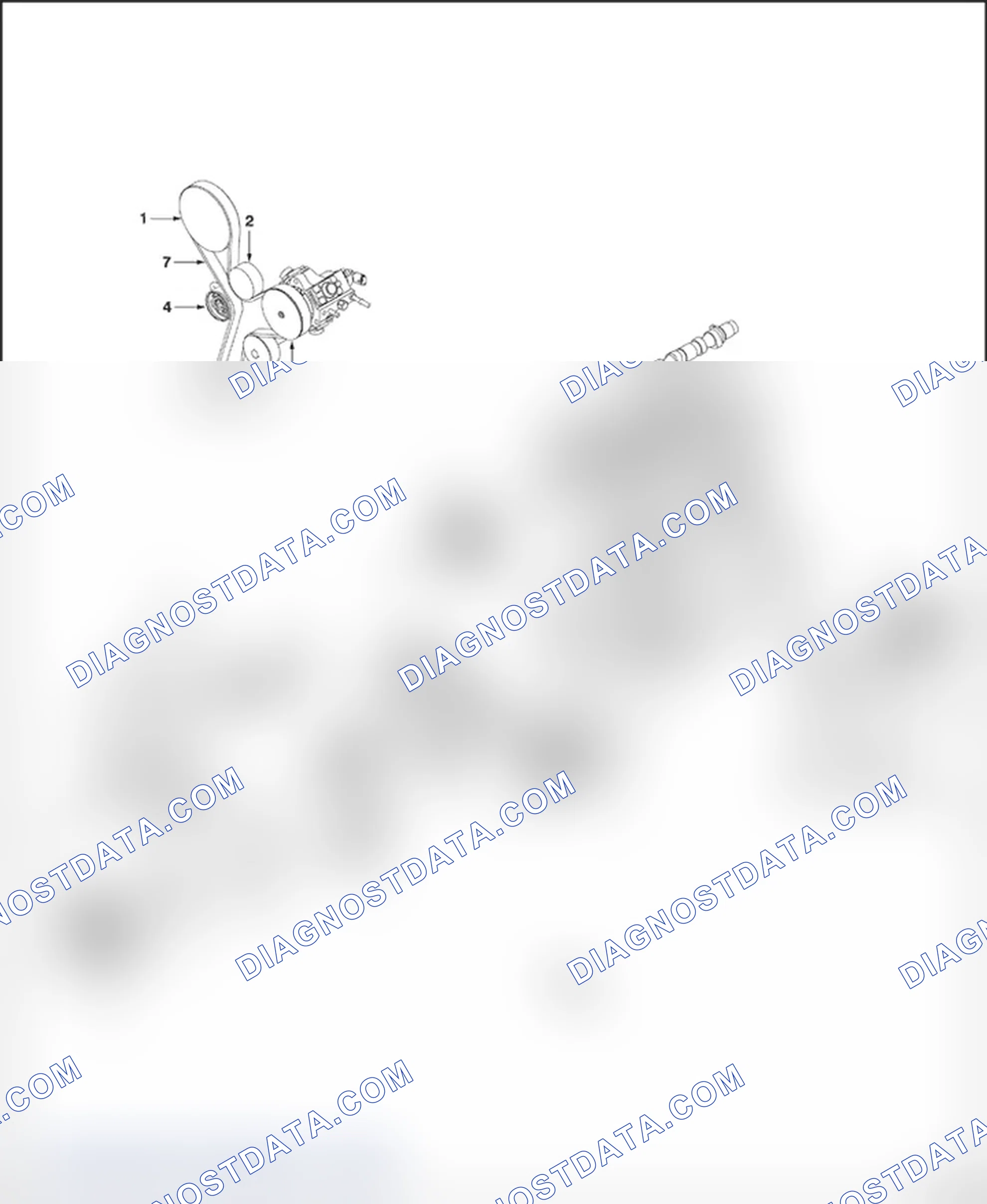 Timing Belt System Illustration