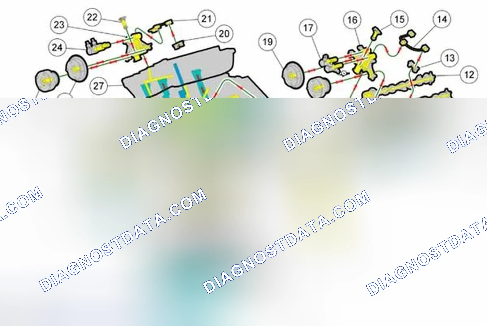 Scheme 483: Engine Oil Flow Illustration