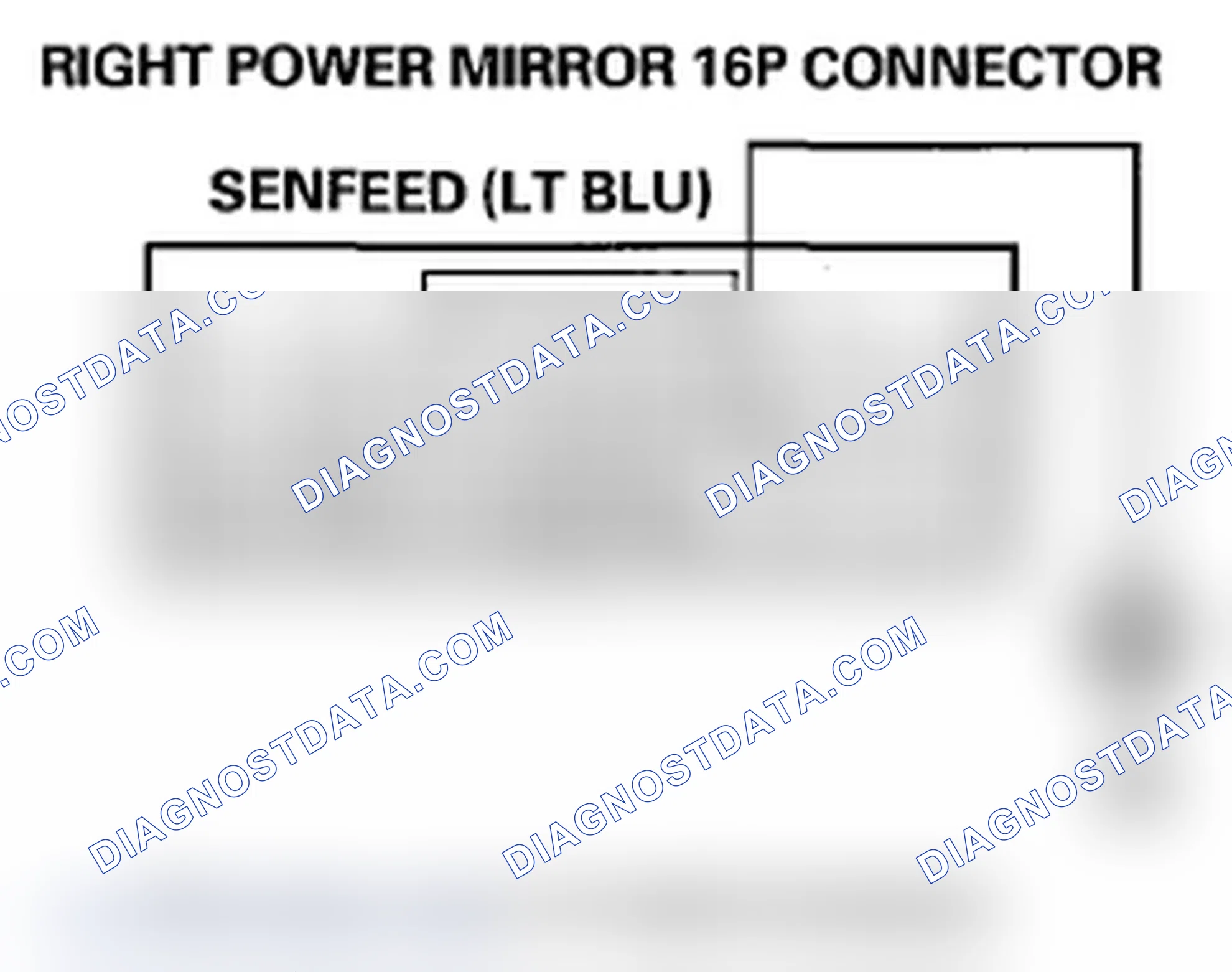 Scheme 184: DTC B1832: Right Mirror Position Sensor Open