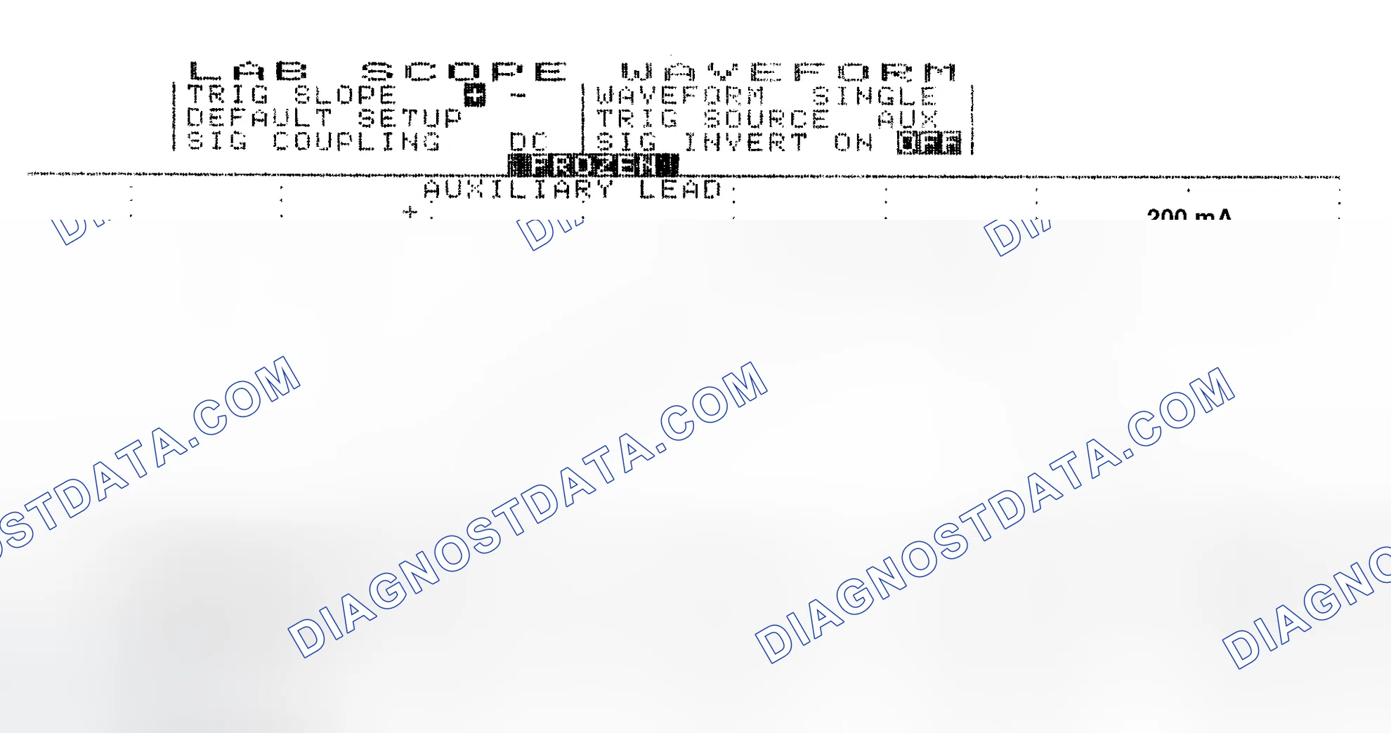 Scheme 13: Single Injector w/Normal Current Flow - Current Pattern