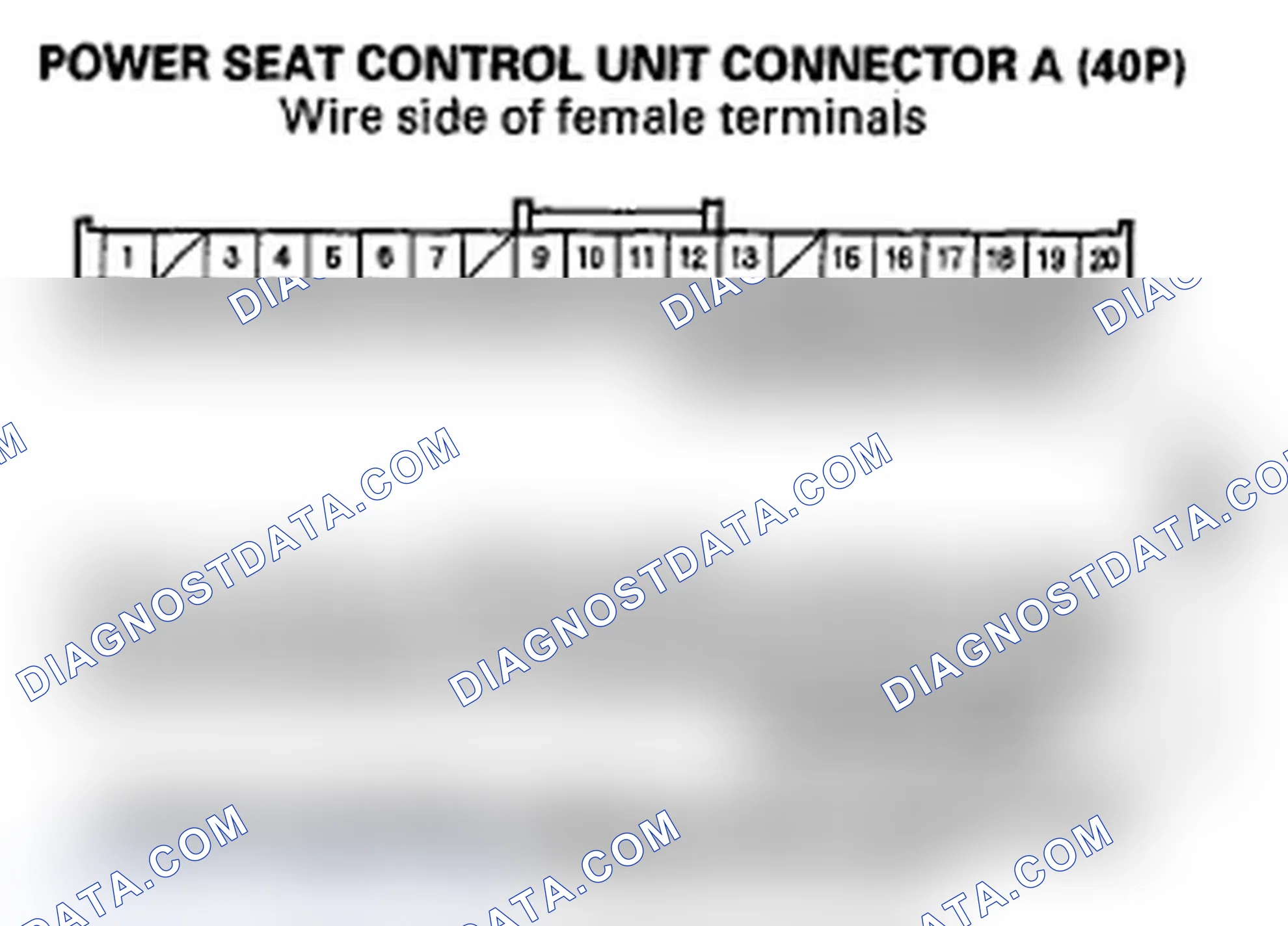 Scheme 11: DTC B1805: Power Seat Control Unit Lost Communication with Gauge Control Module (VSP/NE Message); DT