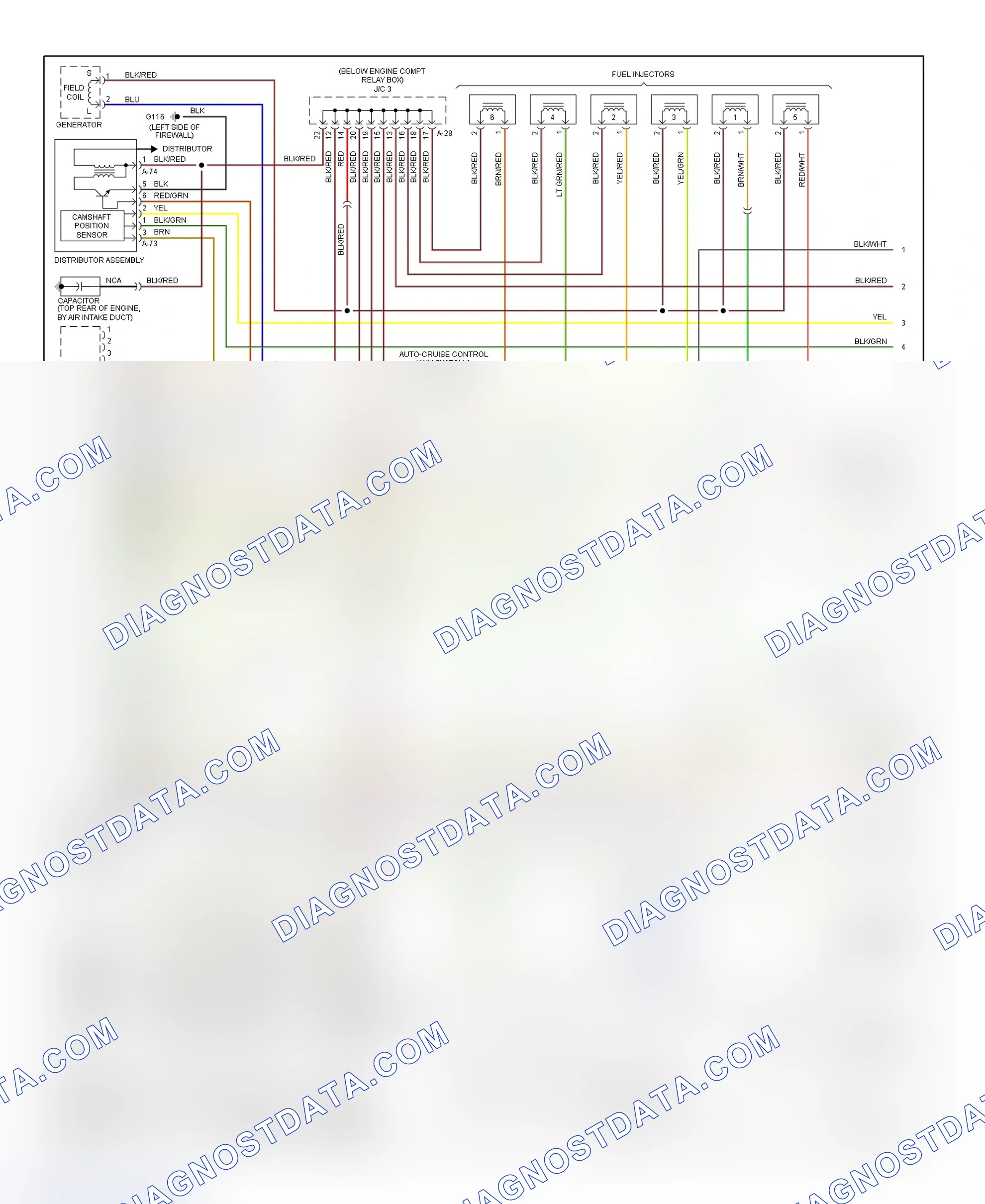 Scheme 4: PCM Wiring Diagram (Avenger & Sebring Coupe - 2.5L - 1 Of 3)
