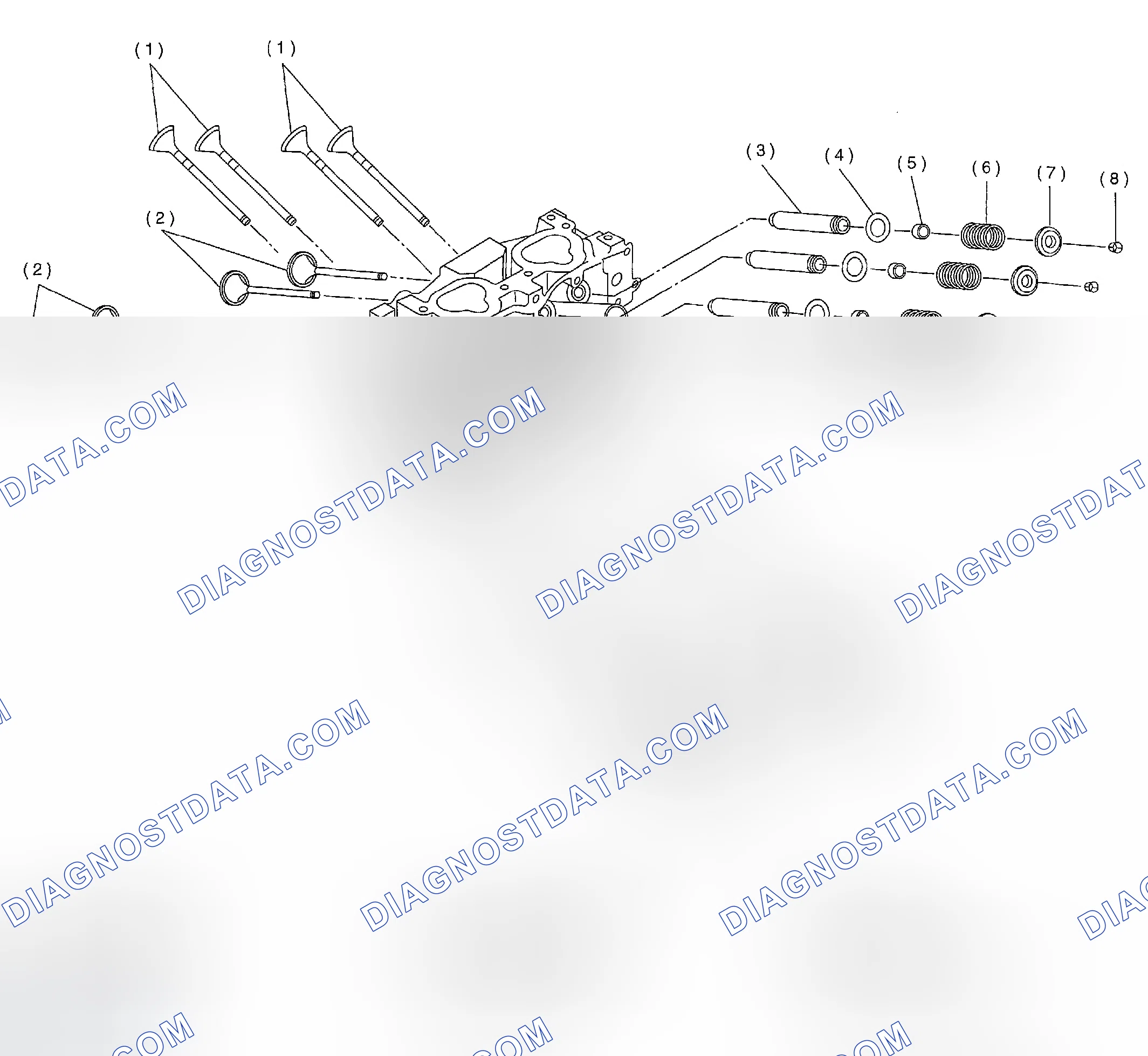 Scheme 238: CYLINDER HEAD AND VALVE ASSEMBLY