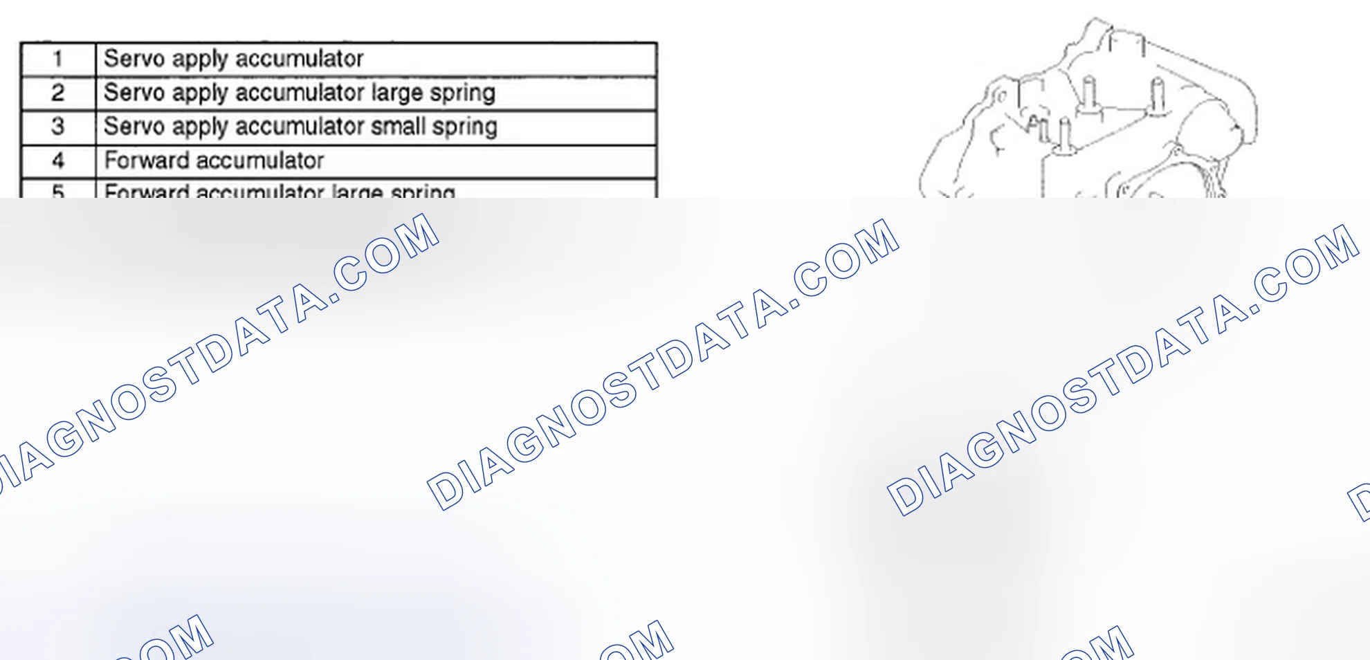 Scheme 832: ACCUMULATORS DISASSEMBLY/ASSEMBLY
