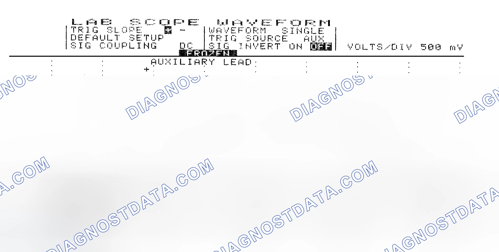 Scheme 14: Single Injector w/Excessive Current Flow - Current Pattern