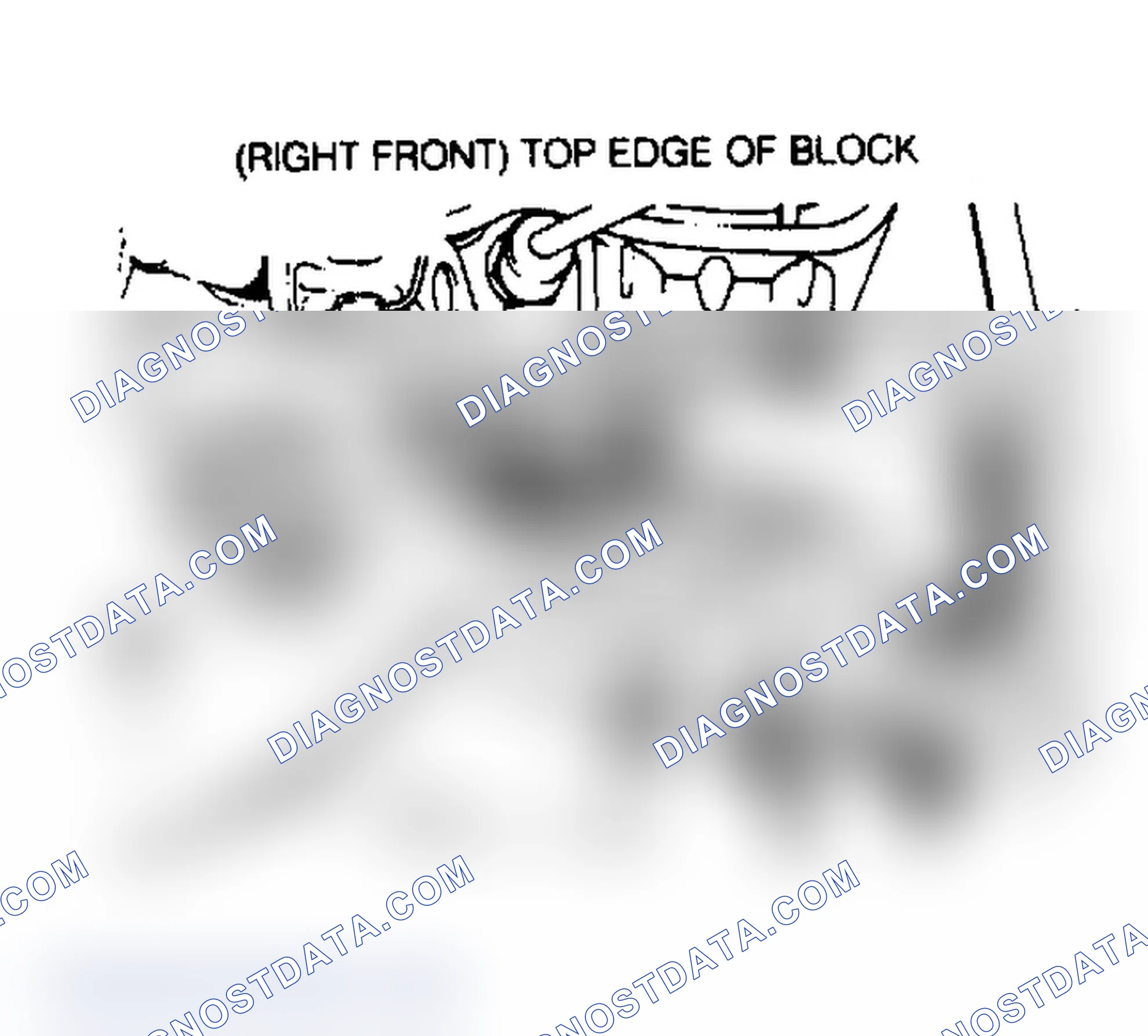 Scheme 3: Engine Code Location (Conquest, Montero, Pickup, Raider, Ram-50 & Starion (2.6L) & Van/Wagon)