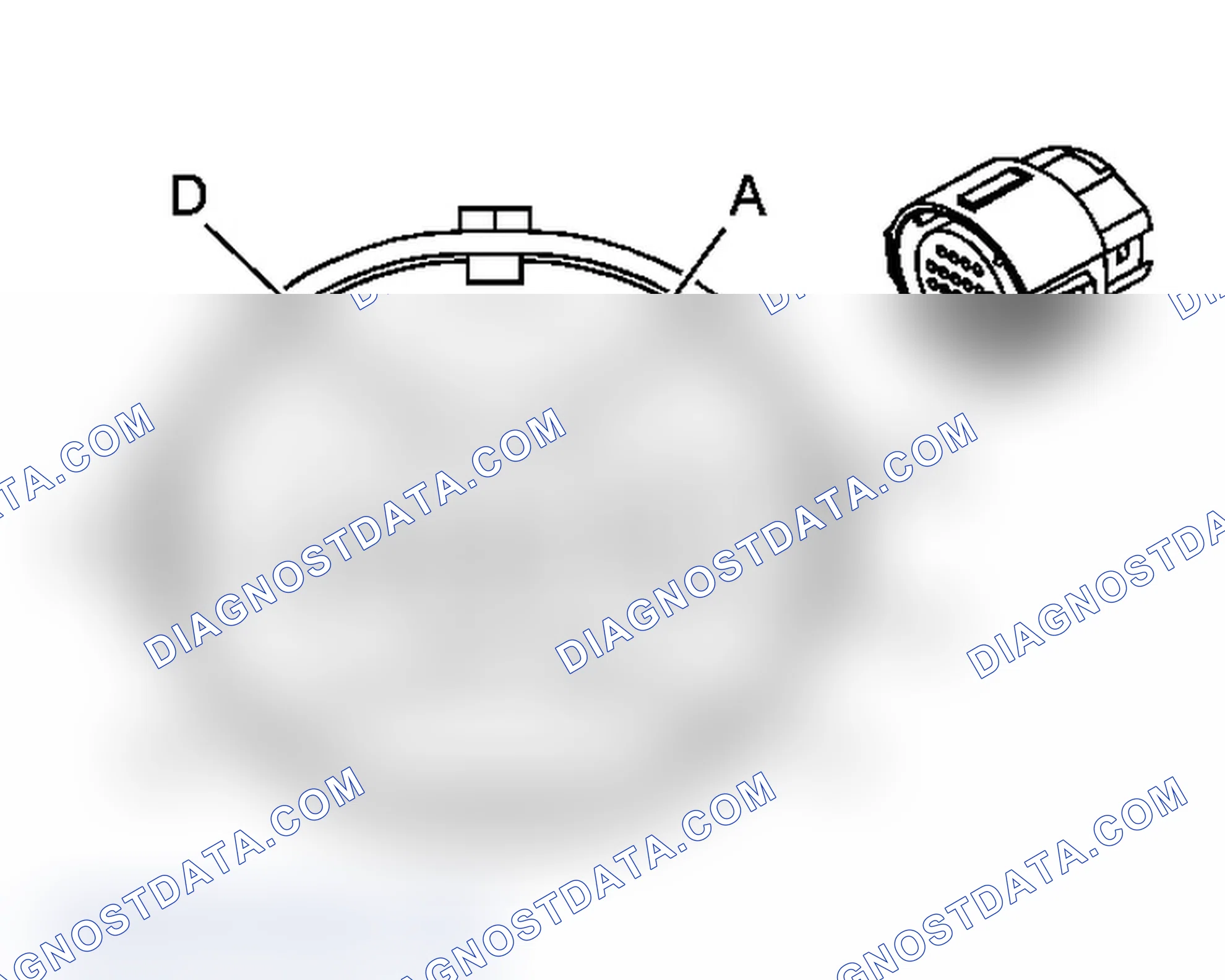 Scheme 50: Automatic Transmission Inline 20-Way Connector End View (3.6L)