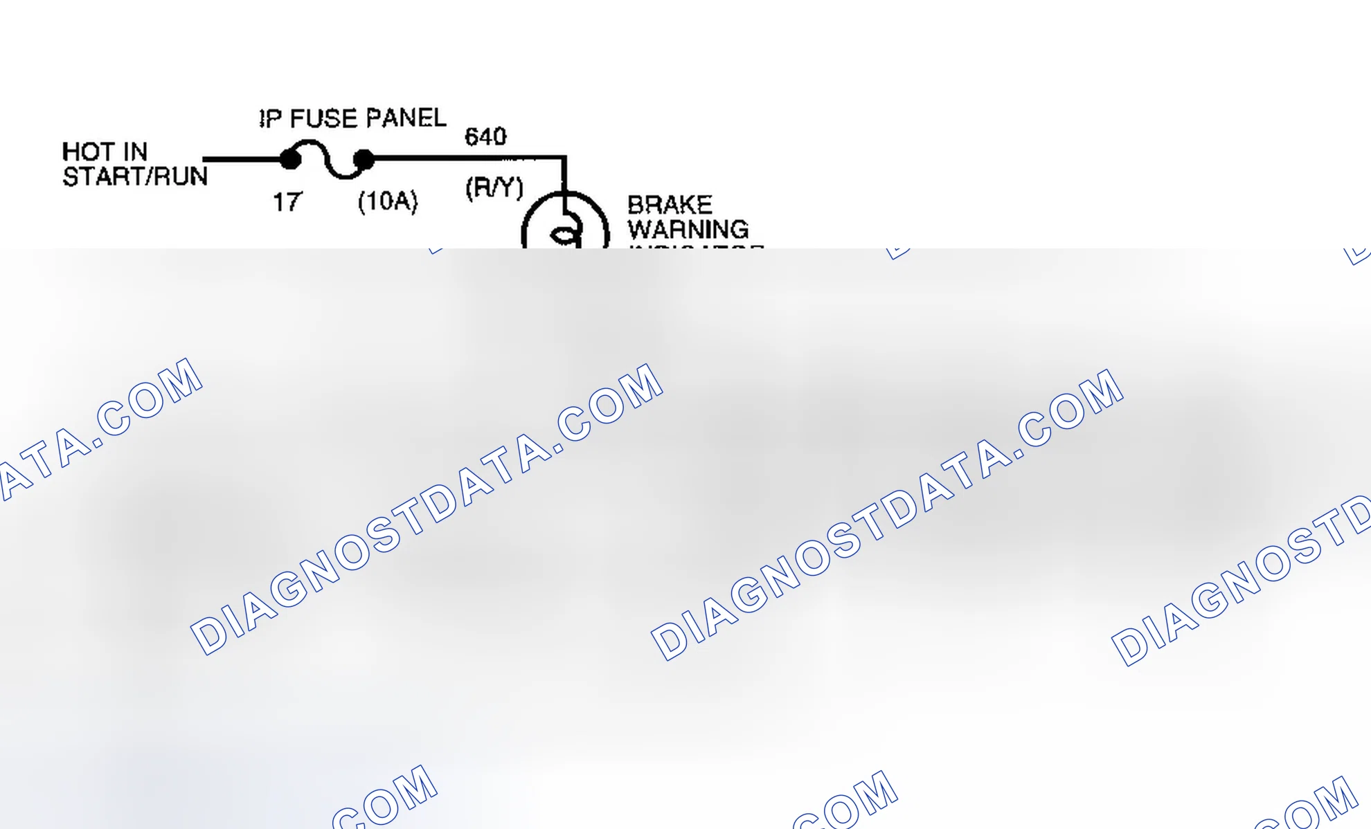 Scheme 293: Parking Brake Applied Switch Circuit & Connector Terminals
