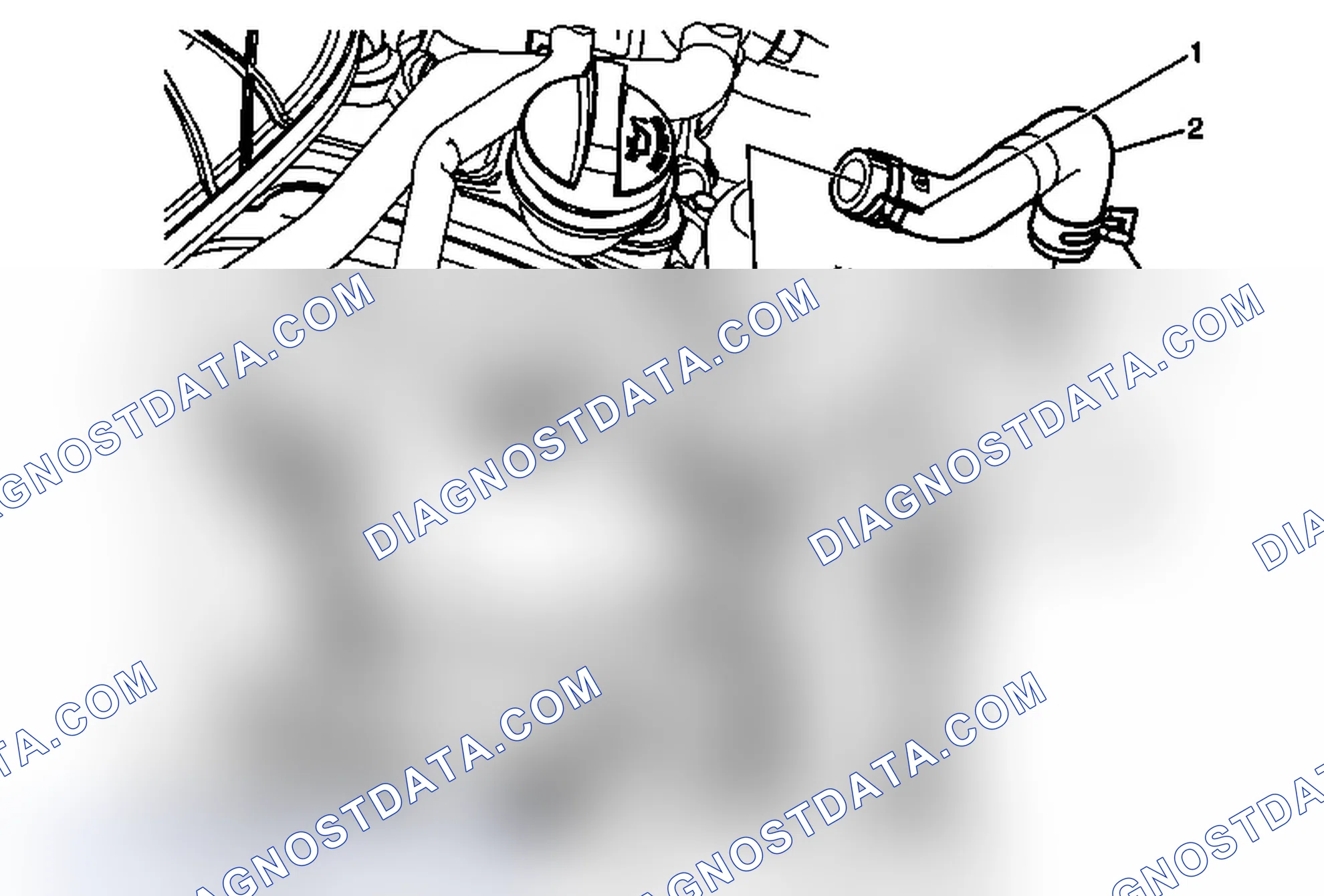 Scheme 11: Power Steering Fluid Reservoir Outlet Hose Replacement (V6)