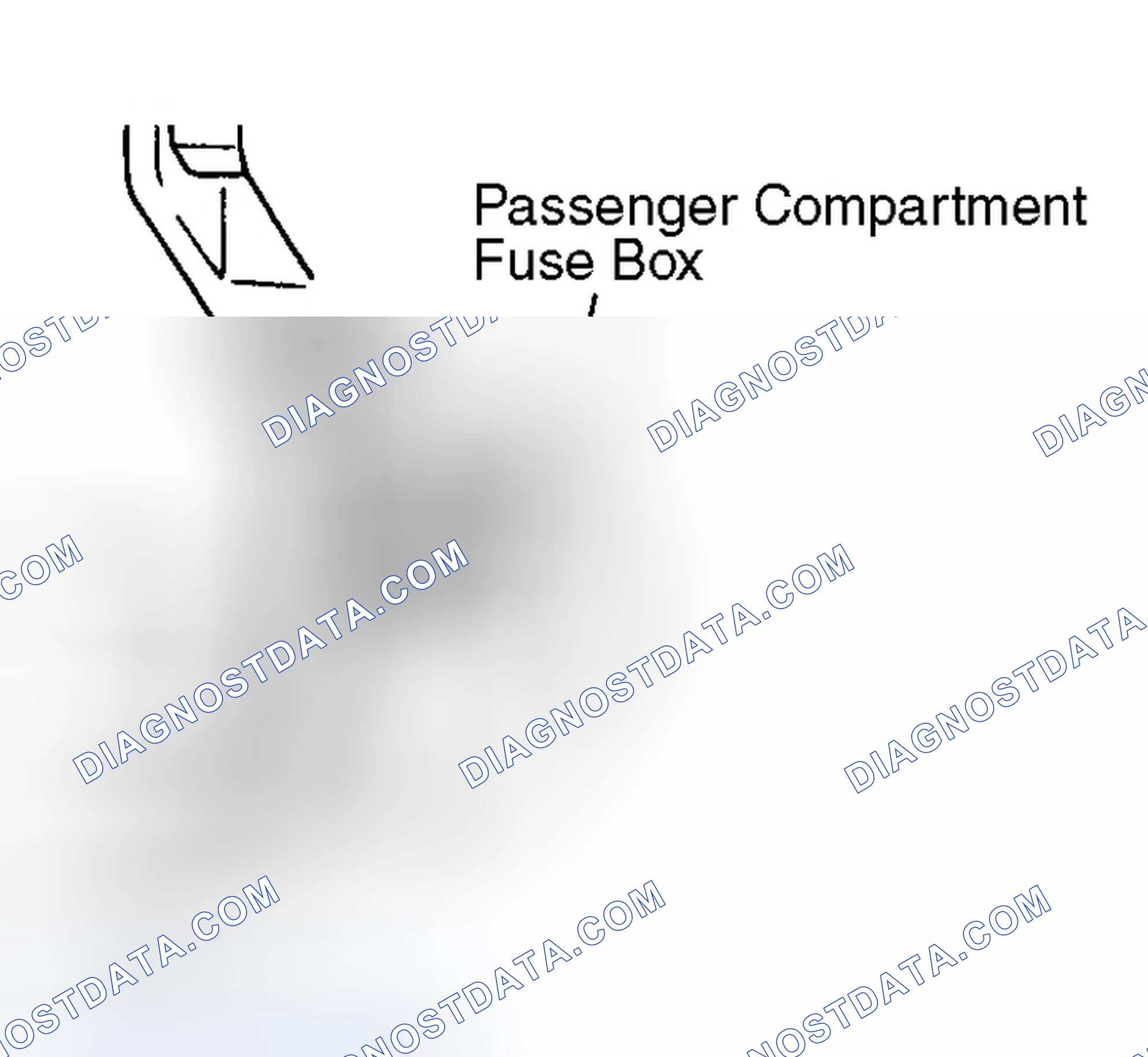 Scheme 1: PASSENGER COMPARTMENT FUSE BOX