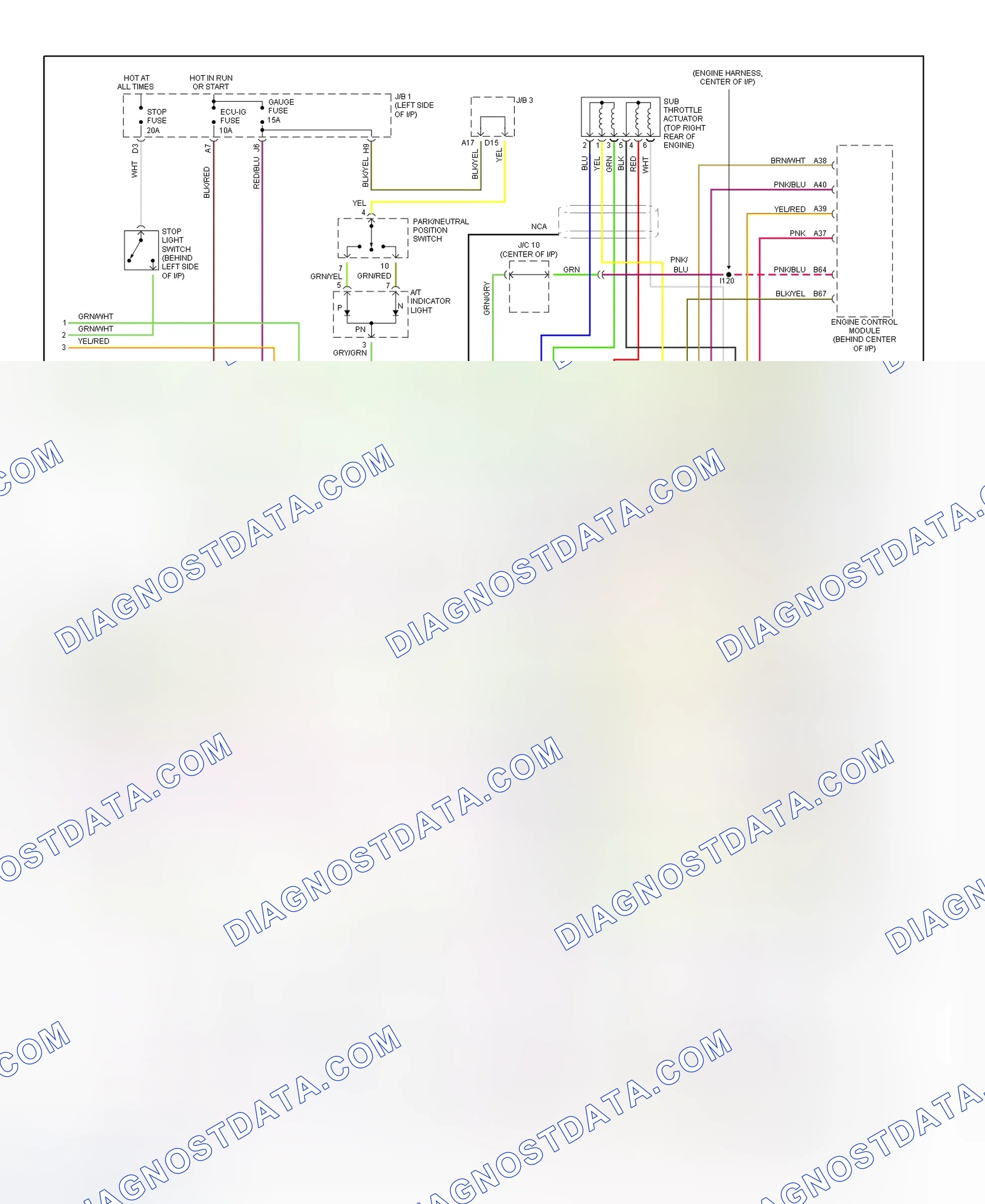 Scheme 26: Traction Control (TRAC) System Wiring Diagram (1996 3 Of 3)