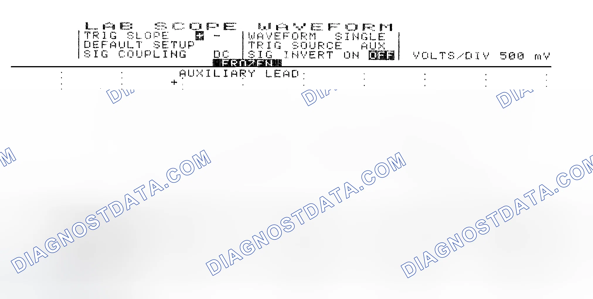 Scheme 14: Single Injector w/Excessive Current Flow - Current Pattern