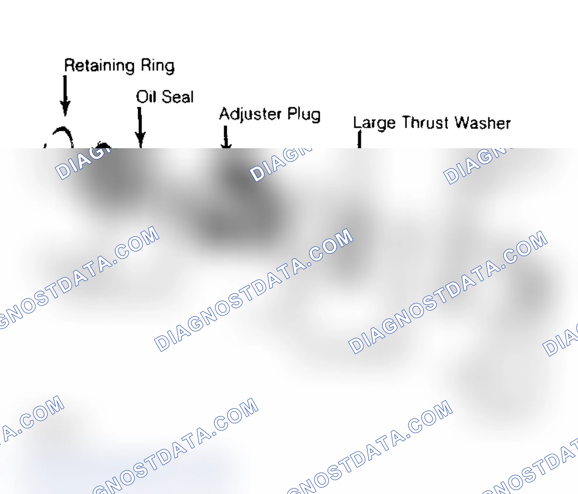 Scheme 5: Exploded View of Adjuster Plug Assembly