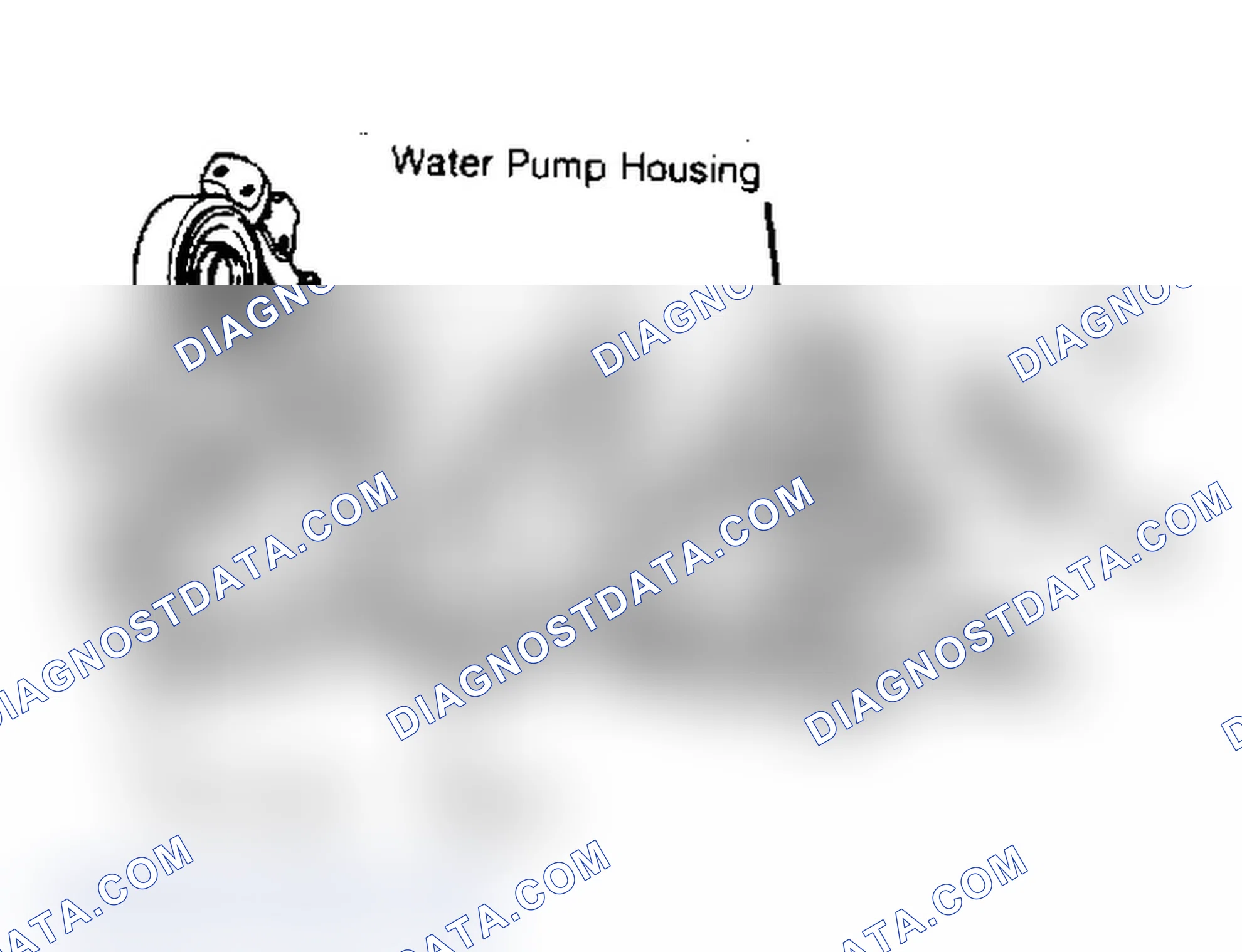 Scheme 10: Exploded View of Water Pump Assembly
