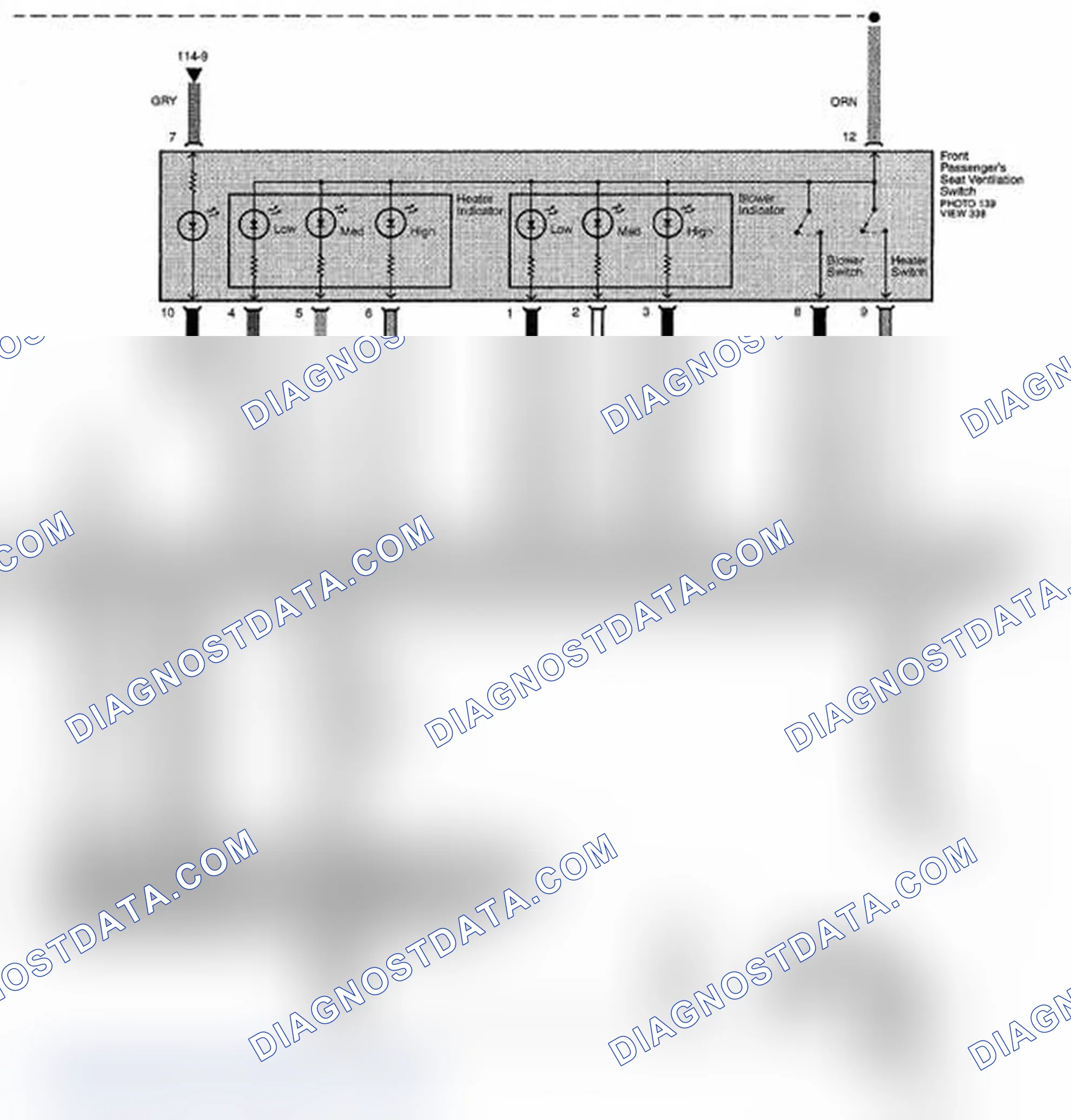 Scheme 318: Ventilated Seats Circuit Diagram (Page 147-8)