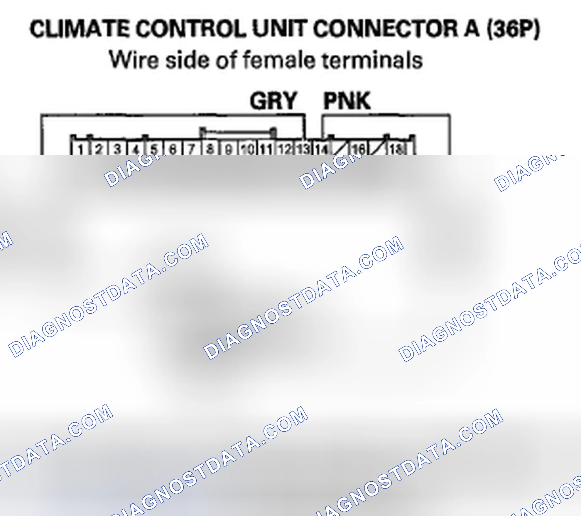 Scheme 111: DTC B1246 or DTC Indicator H: A Problem In the Rear Air Mix Control Linkage, Door or Motor Circuit