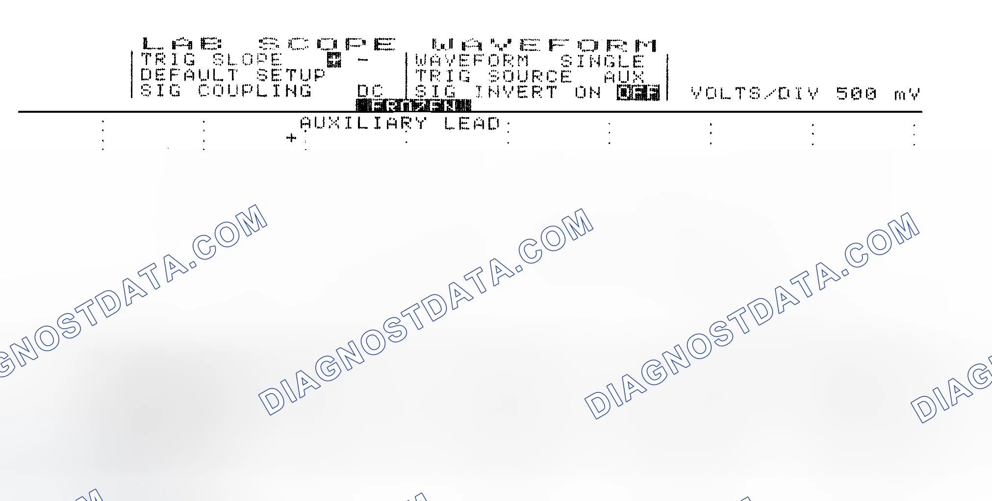 Scheme 14: Single Injector w/Excessive Current Flow - Current Pattern