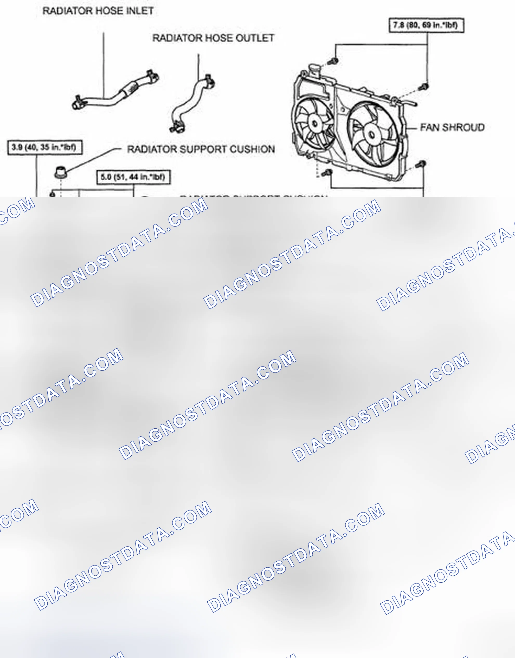 Scheme 31: Identifying Radiator Components With Torque Specification (2 Of 2)