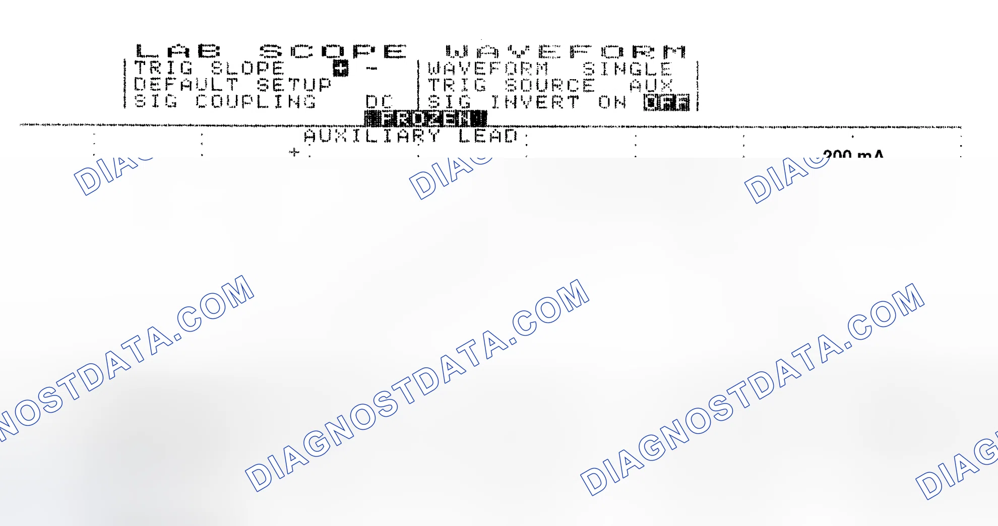 Scheme 13: Single Injector w/Normal Current Flow - Current Pattern