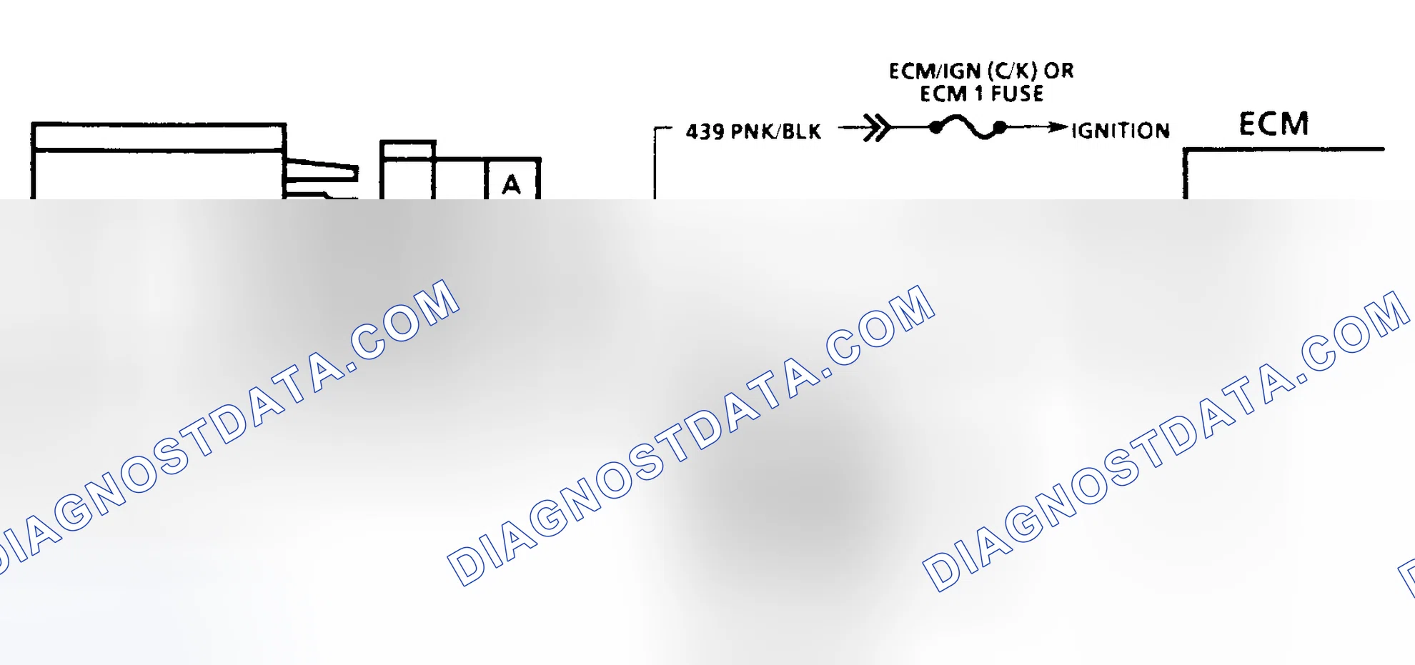 Scheme 124: Code 43 Schematic (All Except 3.1L, 4.3L Turbo & Models W/4L80-E Transmission) Electronic Spark Control