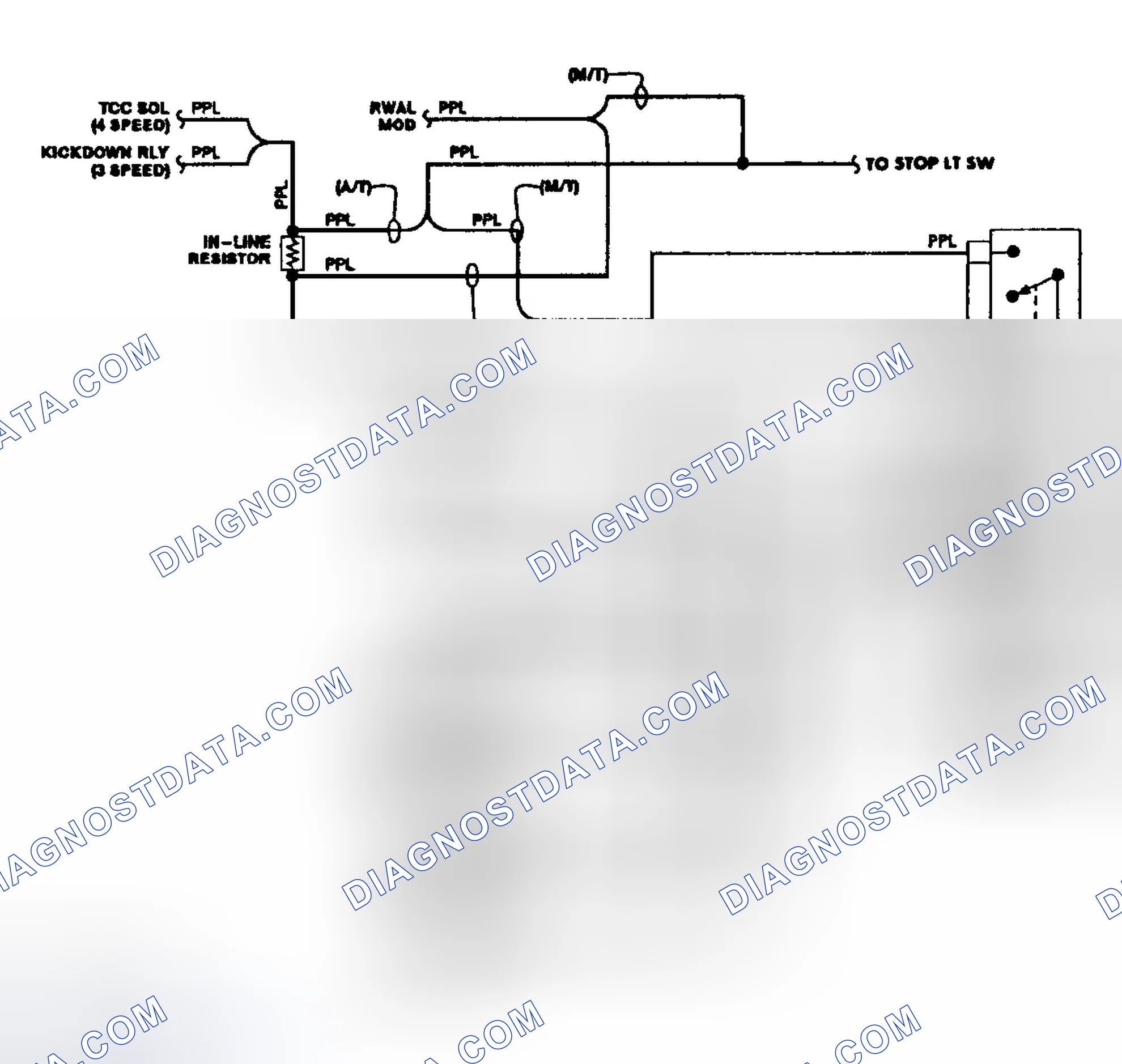 Scheme 3: Transfer Case Circuit (1989)