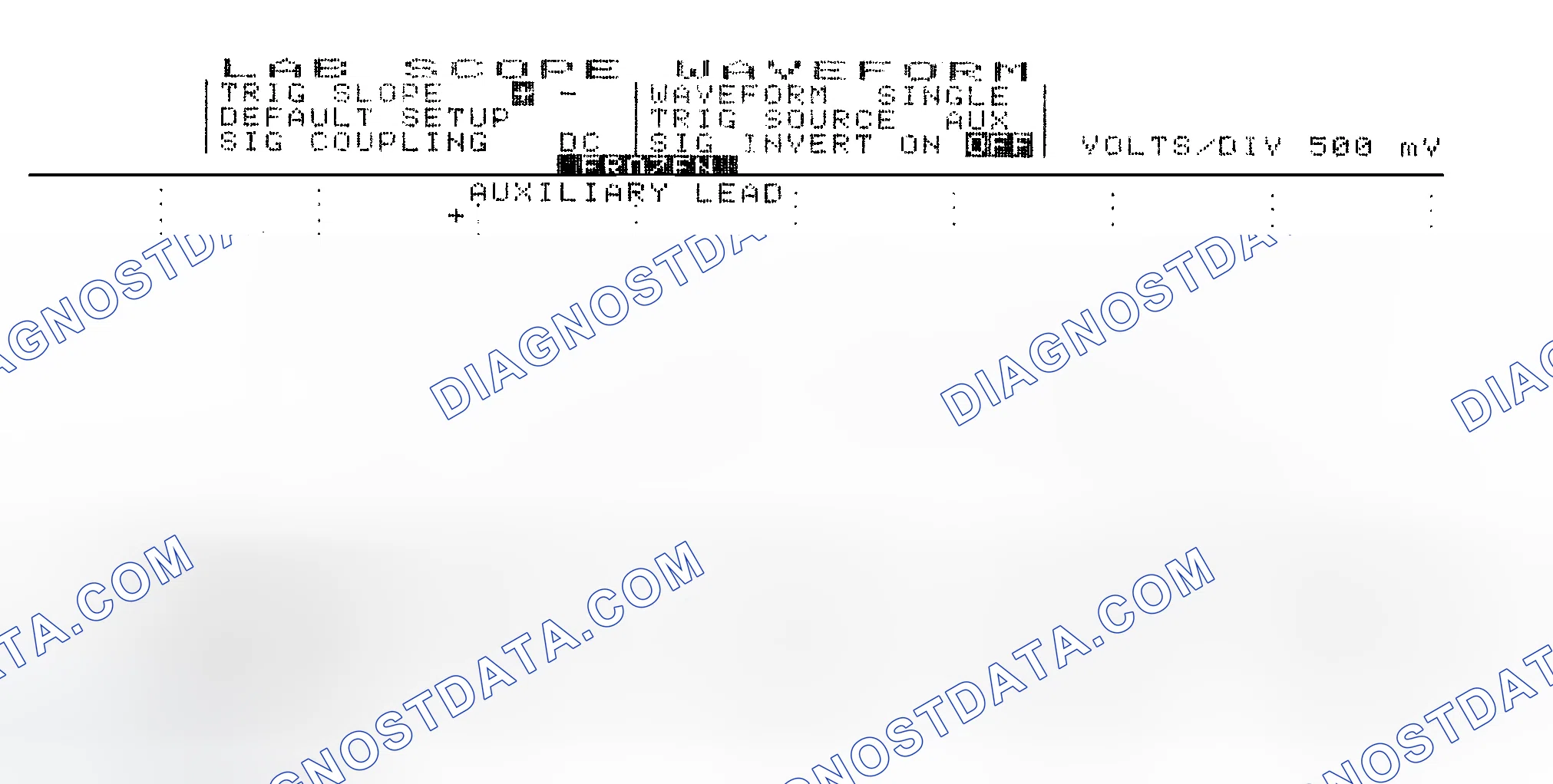 Scheme 14: Single Injector w/Excessive Current Flow - Current Pattern