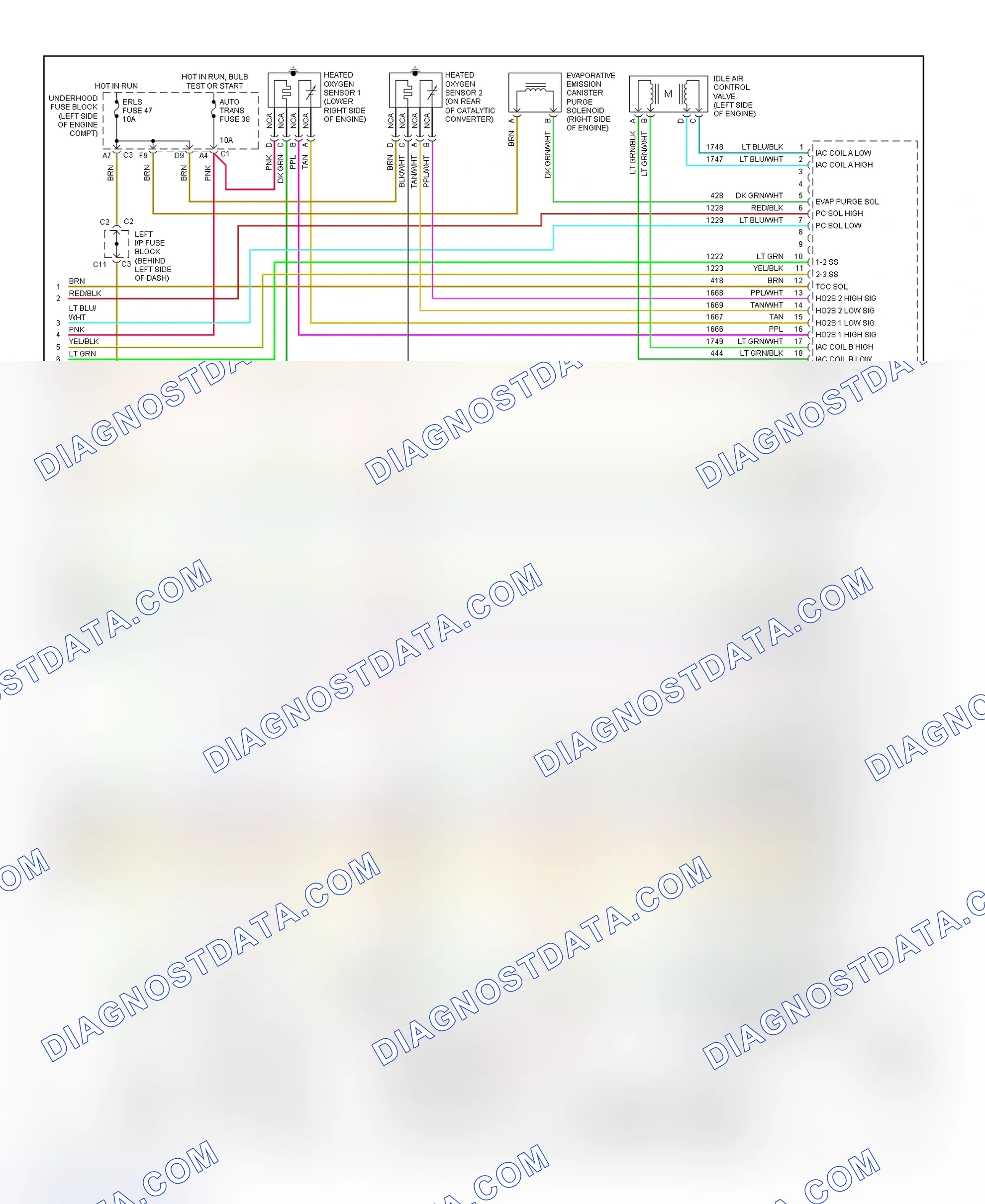 Scheme 3: PCM Wiring Diagram (Alero & Grand Am - 2.2L - 3 Of 3)