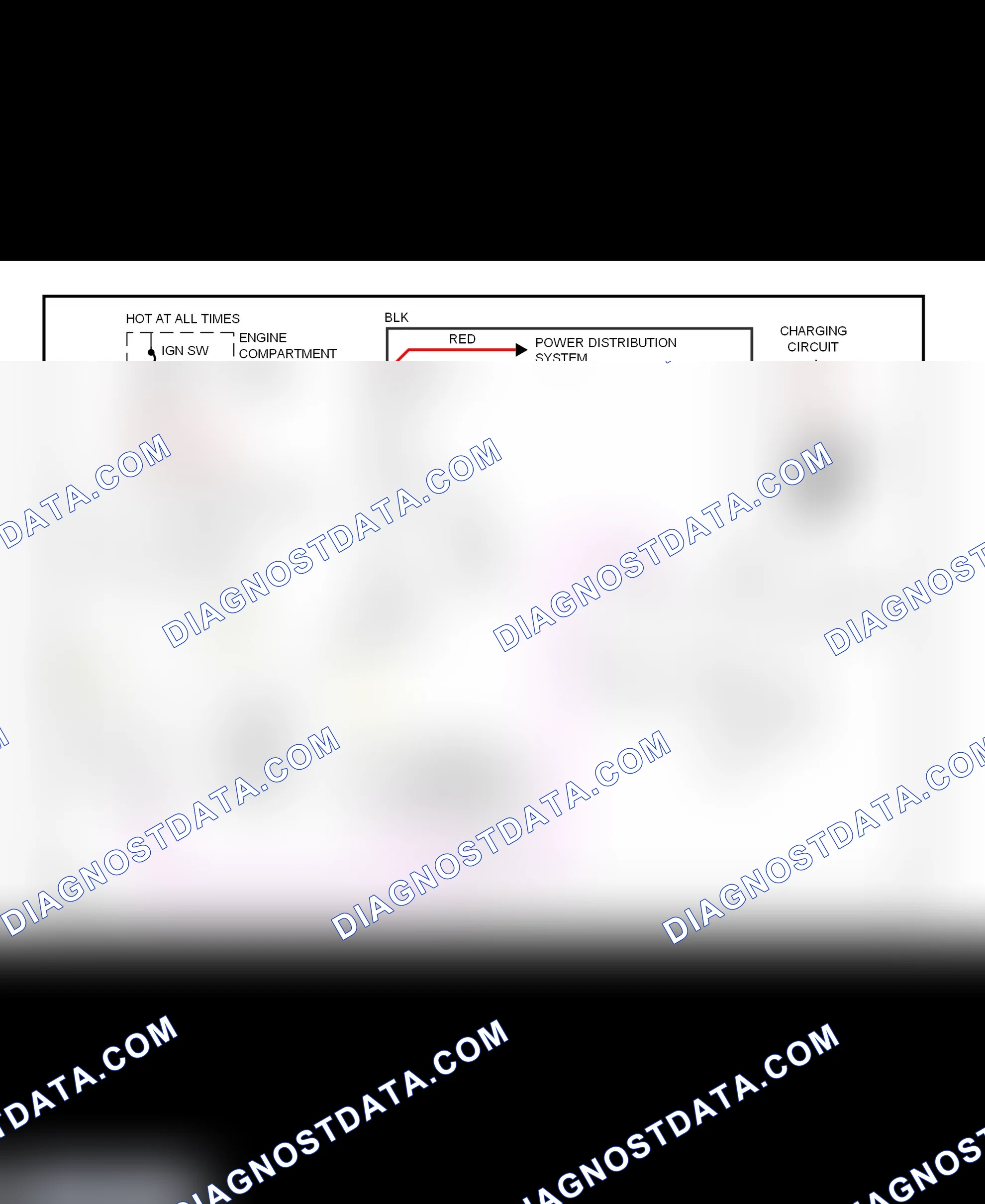 Fig. 14: Starting System Wiring Diagram (Achieva, Grand Am & Skylark)