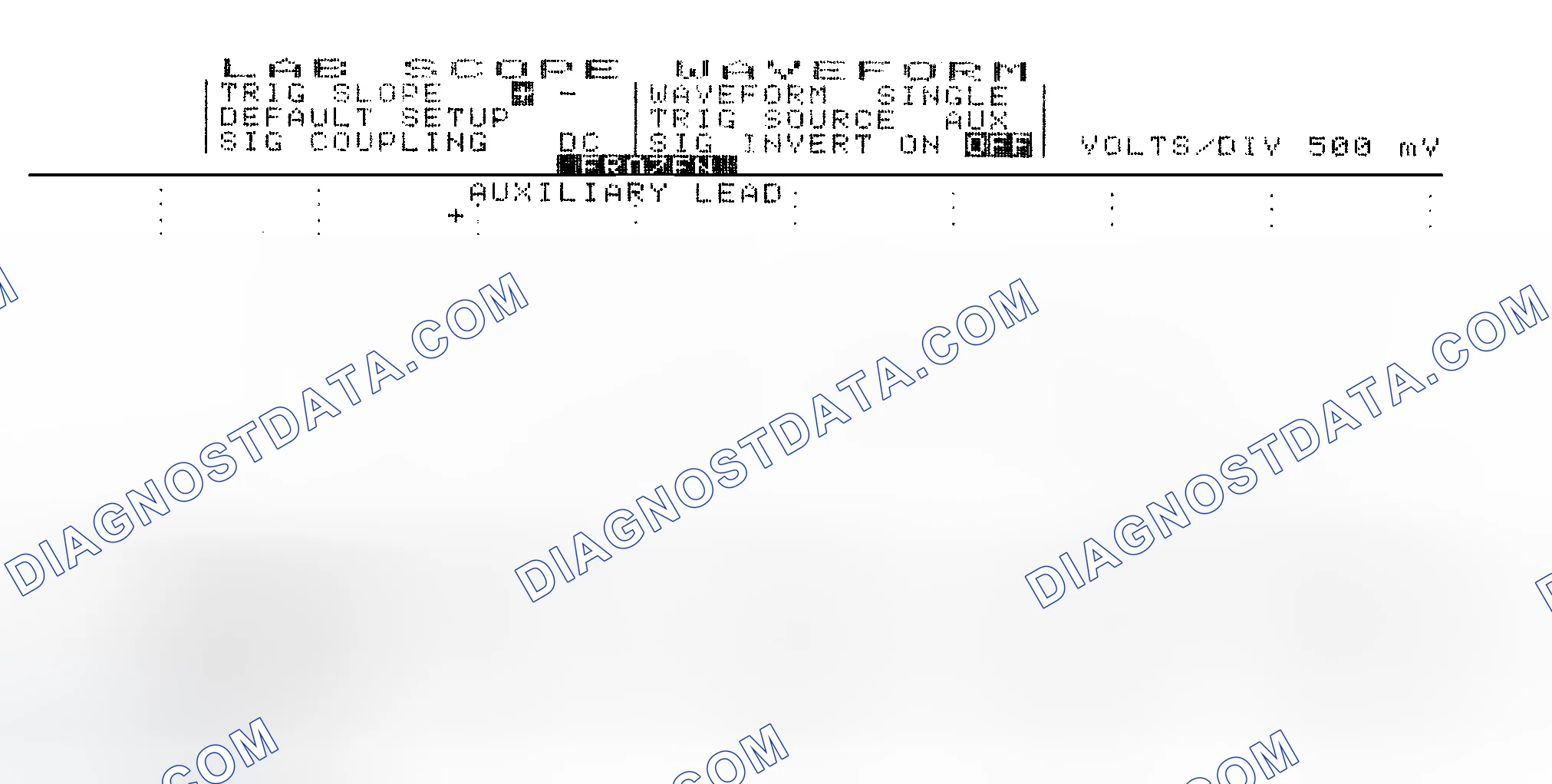 Scheme 14: Single Injector w/Excessive Current Flow - Current Pattern