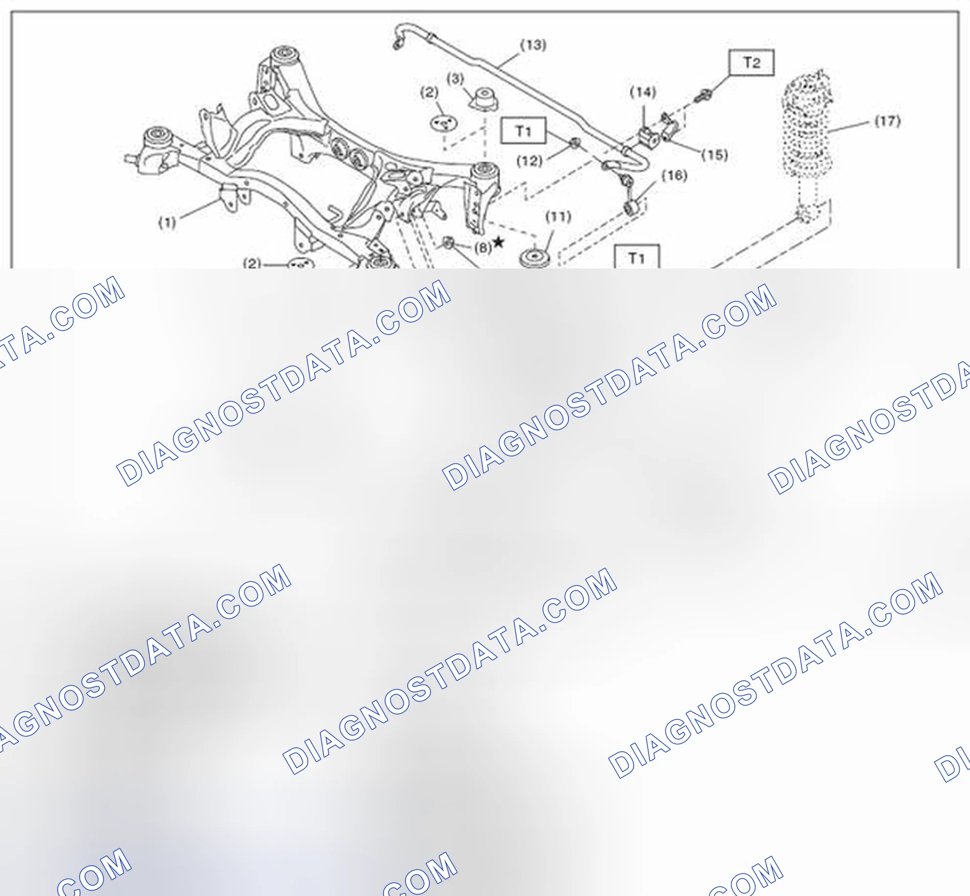 Scheme 10: REAR SUSPENSION
